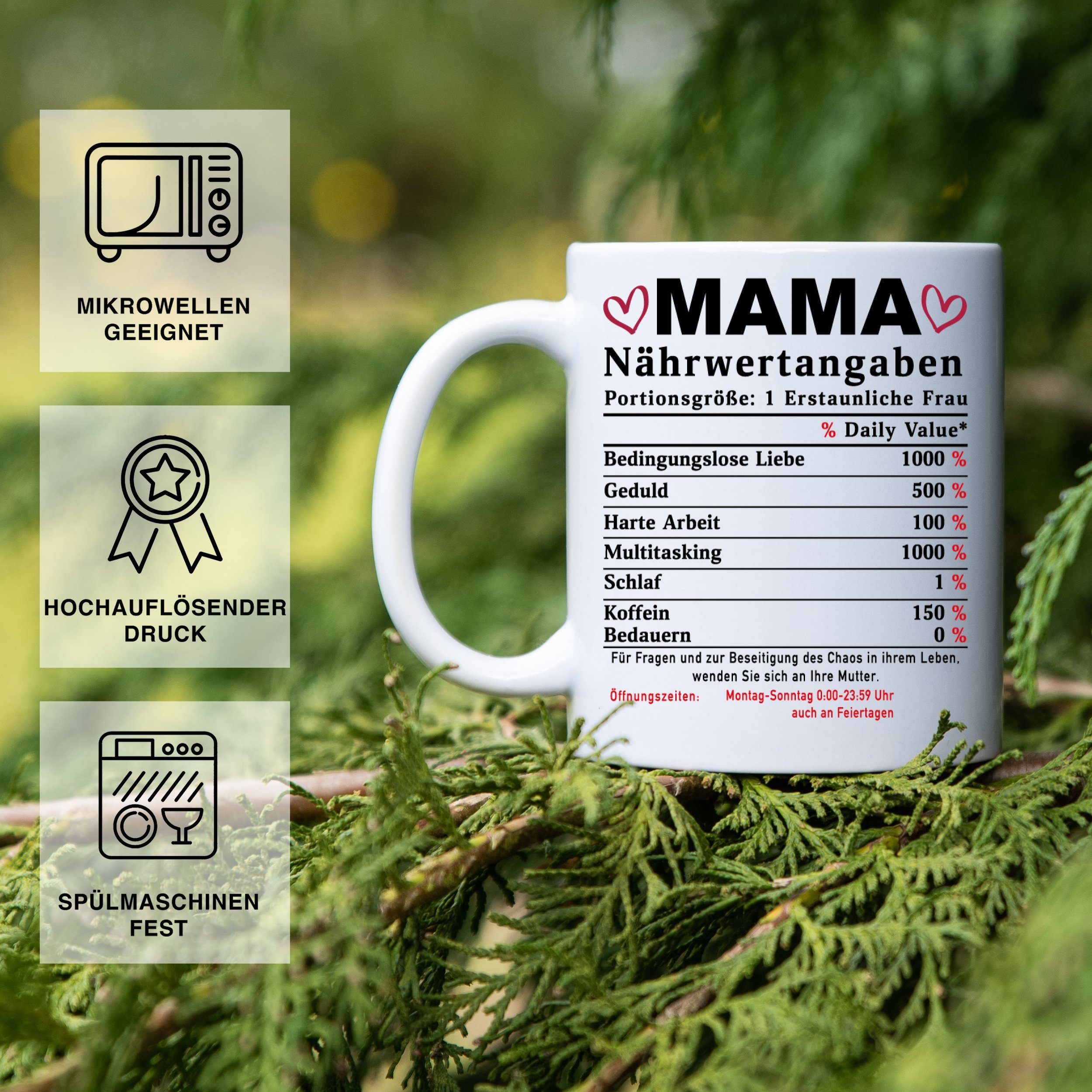 Giftandprint Tasse für Mutter - Mama Tasse als Geschenk zum Muttertag Muttertagsgeschenk, 1-tlg., Keramik, Muttertagsgeschenk, Geschenke für Frauen, Mit Geschen – Bild 4 von 5