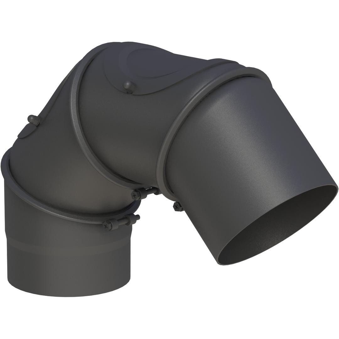 Feuercampus Ofenrohr Multibogen, 180 mm