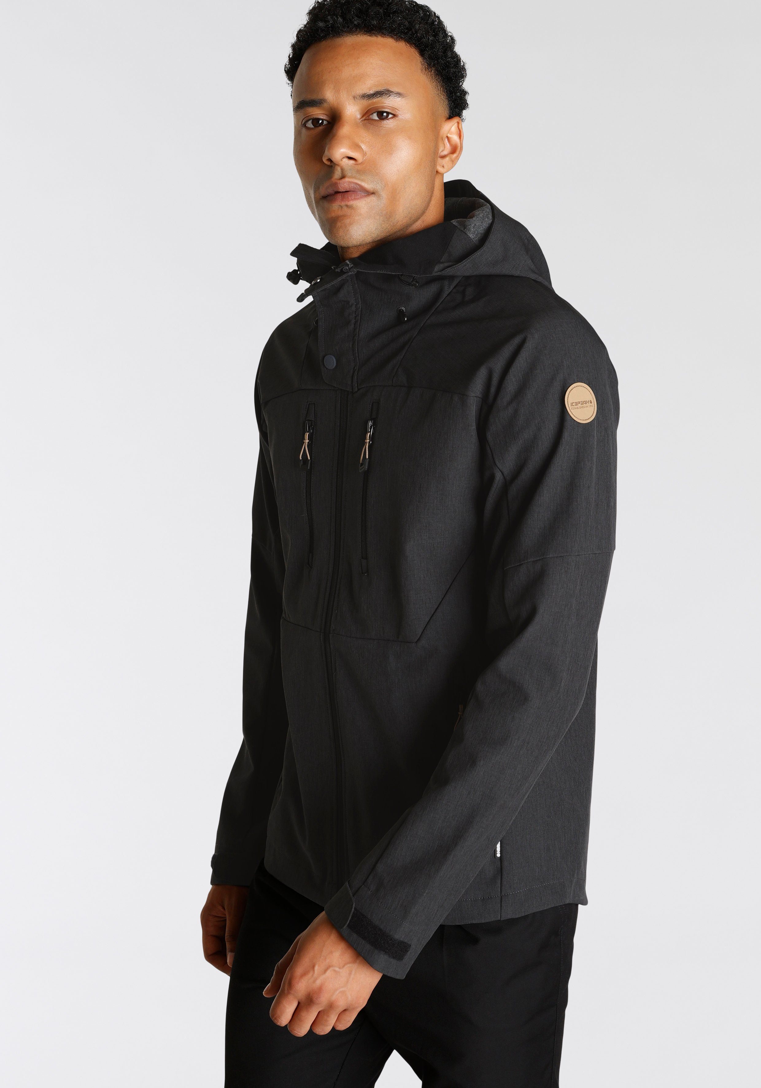 Icepeak Softshelljacke H SOFTSHELLJACKE anthracite MONTROSE