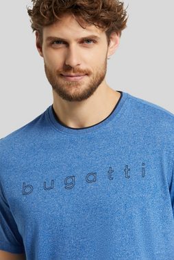 bugatti T-Shirt mit großem bugatti Logo-Print