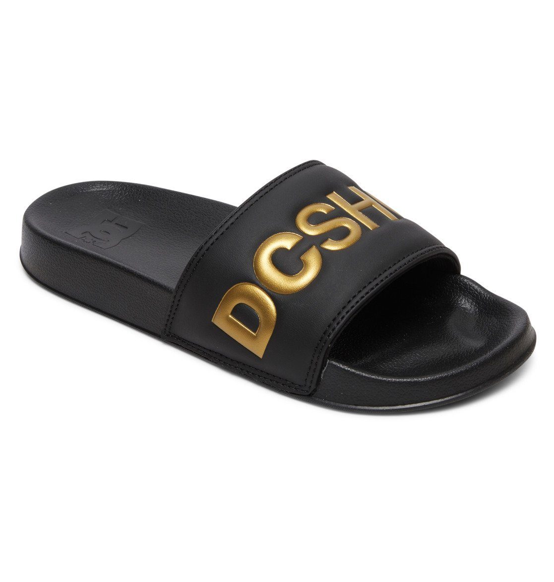 DC Shoes DC Slides SE Sandale Black/Gold