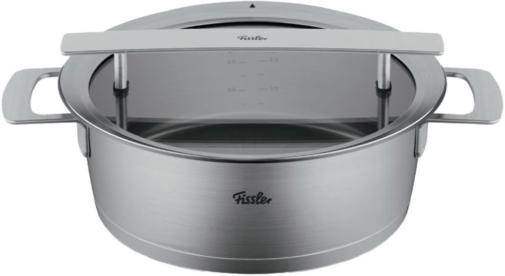 Fissler Bratentopf Phi Collection, Edelstahl 18/10, cookstar Allherdboden; Edelstahl 18/10; Made in Germany
