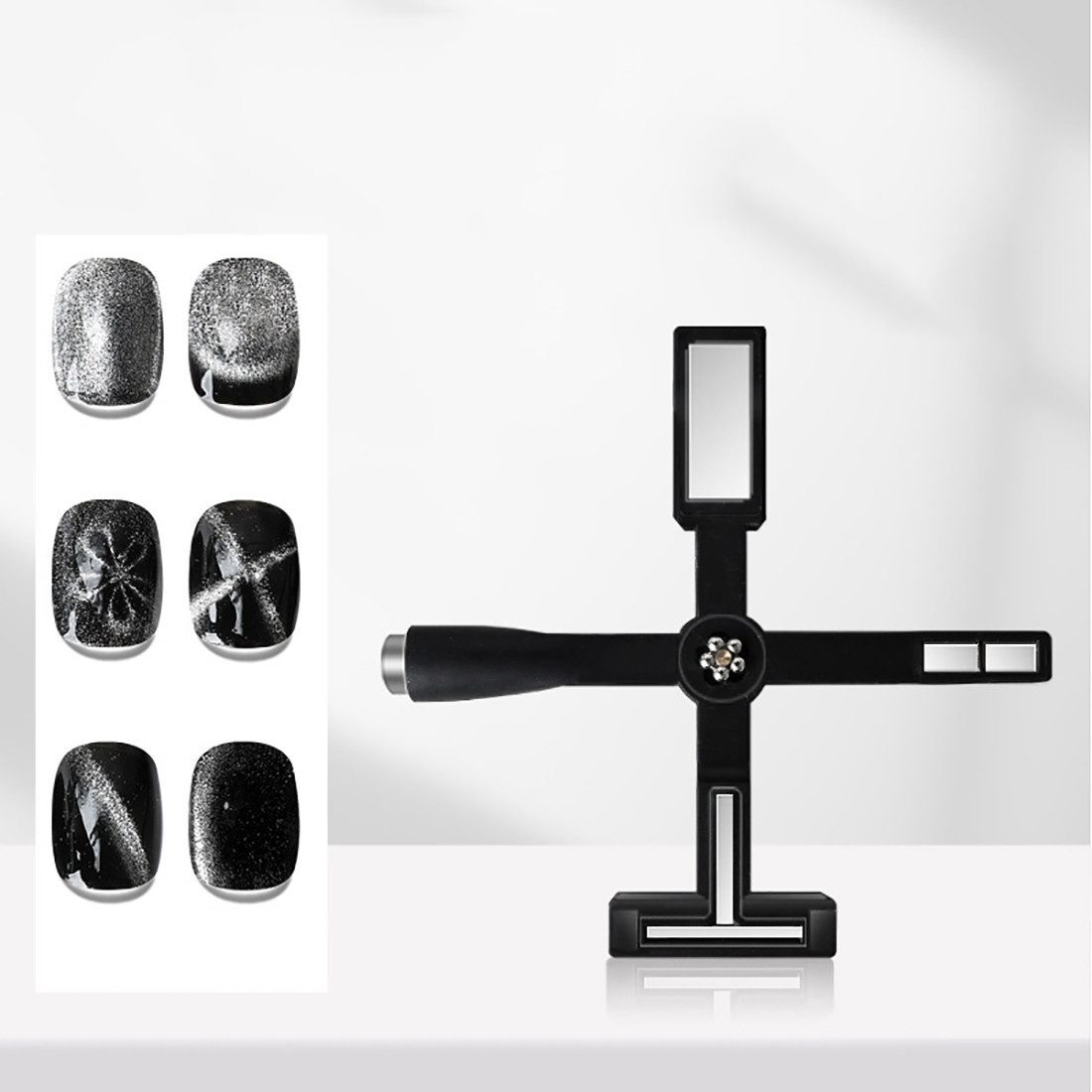 Nageldesign Zubehör 5-in-1 Magnetisches Nagel Katzenaugen-Gel-Polierwerkzeug