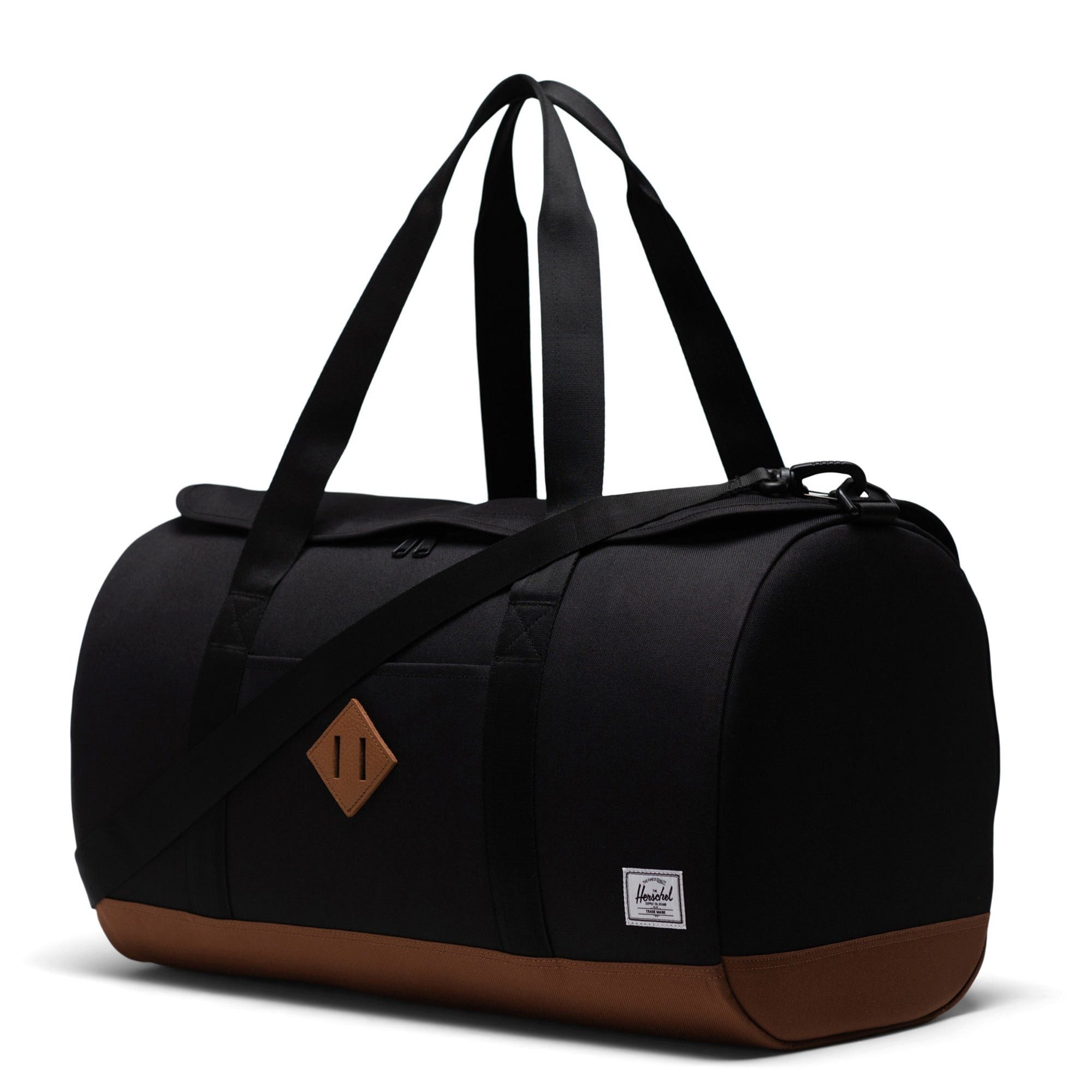 Herschel Reisetasche Heritage Duffle - Reisetasche 52 cm (black/saddle brown)