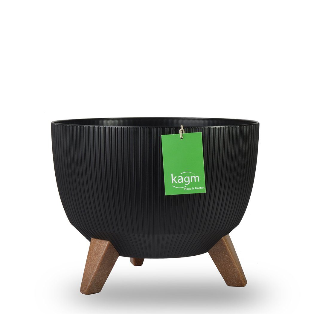 KAGM Blumentopf Pflanztopf mit Füßen Pflanzschale günstig online kaufen