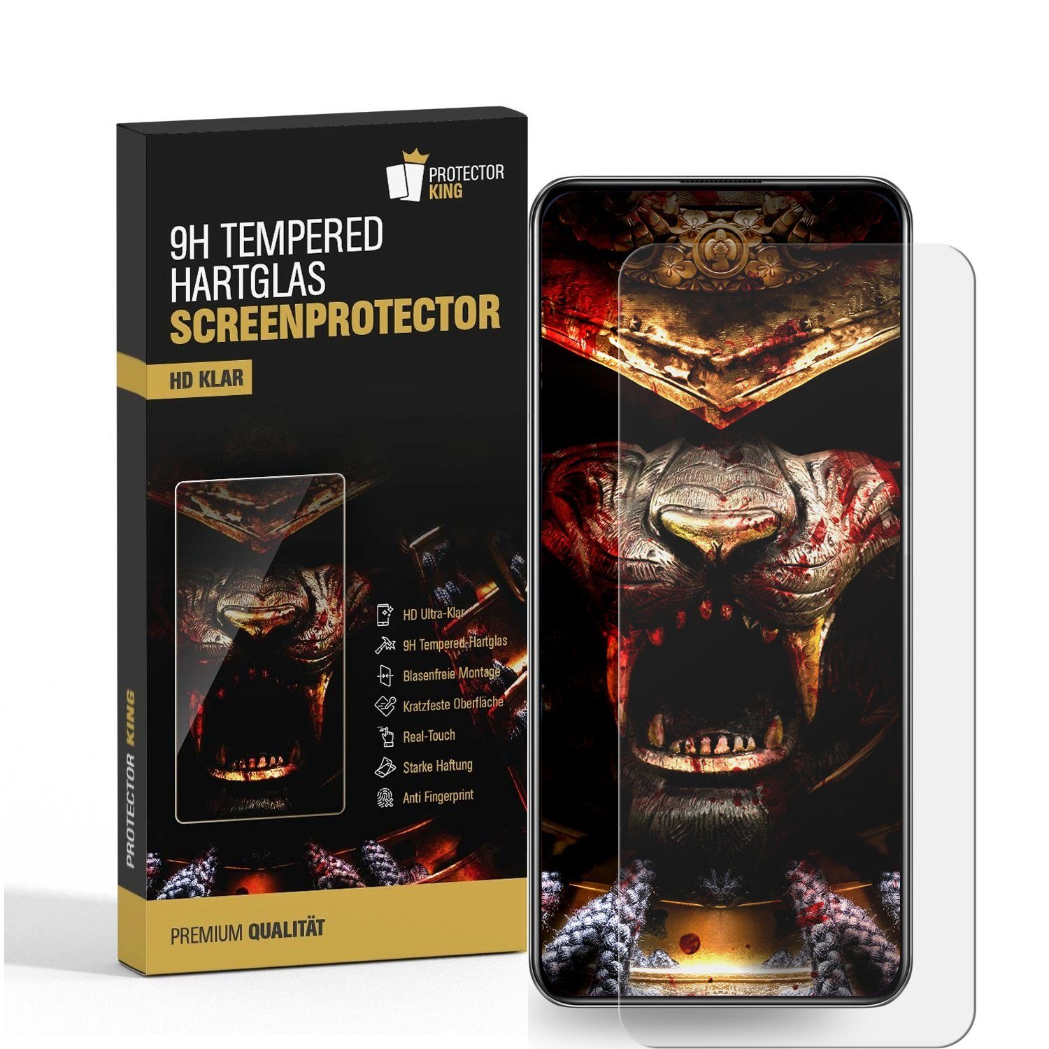 Protectorking Schutzfolie 2x 9H Hartglas für Samsung Galaxy A52s Panzerfolie Displayschutz Displ, (2-Stück), Displayschutzglas, Schutzglas Echtglas Tempered 9H Härte HD-KLAR