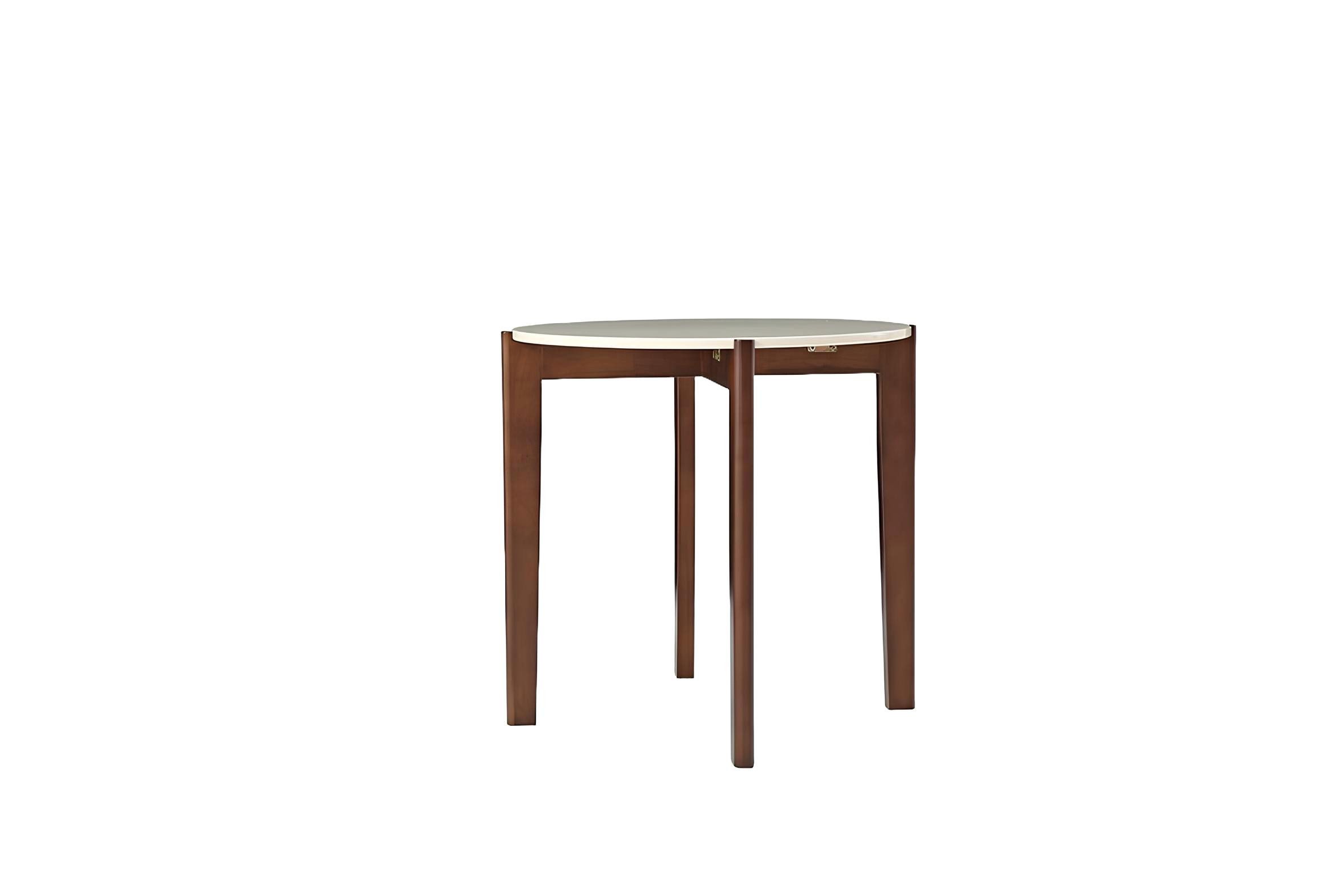 Couchtisch Moderne runde Holz-Tische mit abstrakter Form und Stauraum