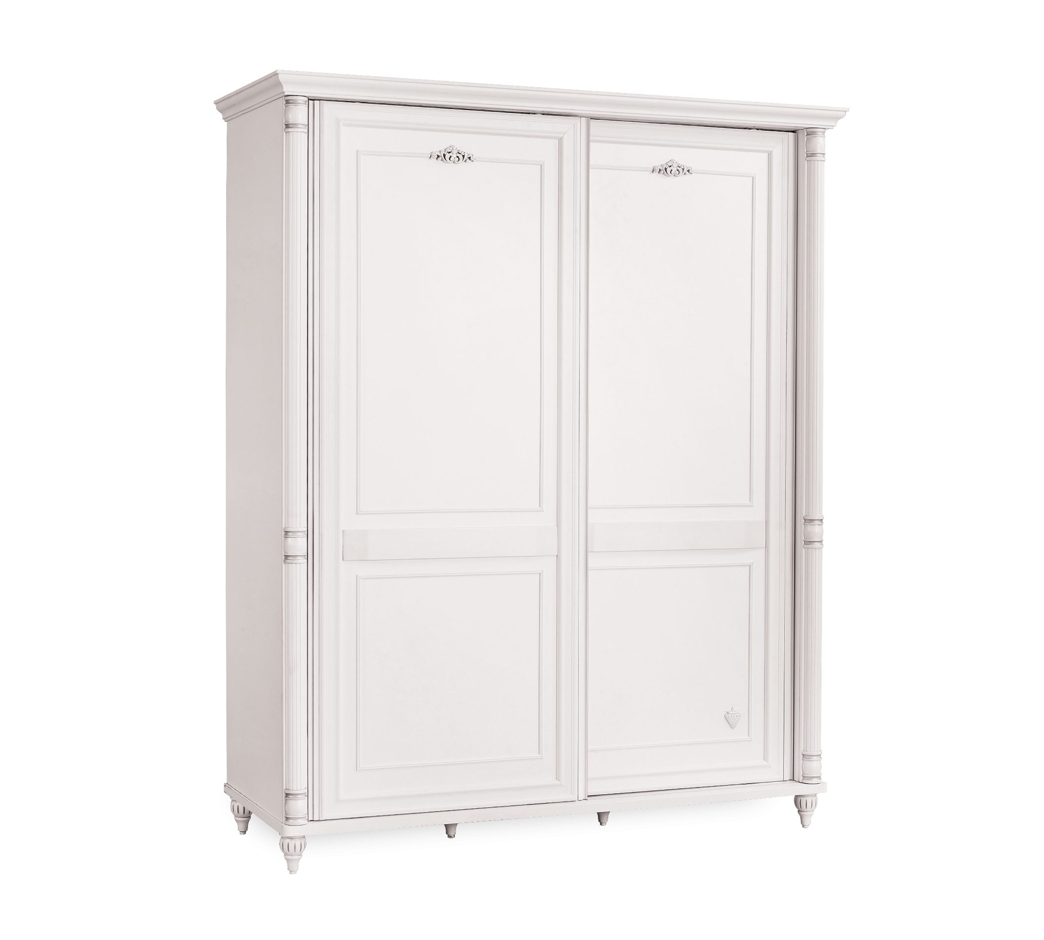 Möbel-Zeit Schwebetürenschrank ROMANTIC Kleiderschrank mit 2 Schiebetüren
