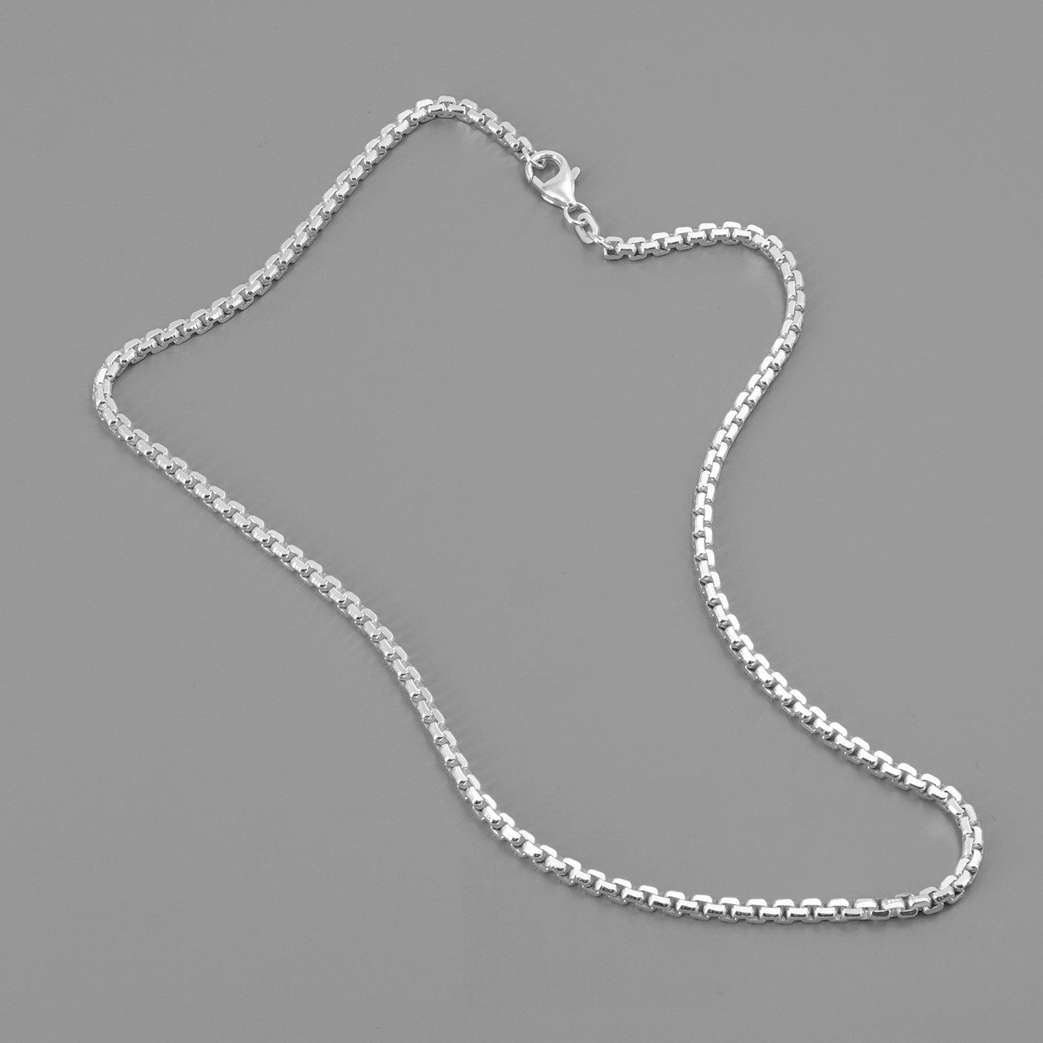 3,7 breit Silber mm Collier Veneziakette trendor 925