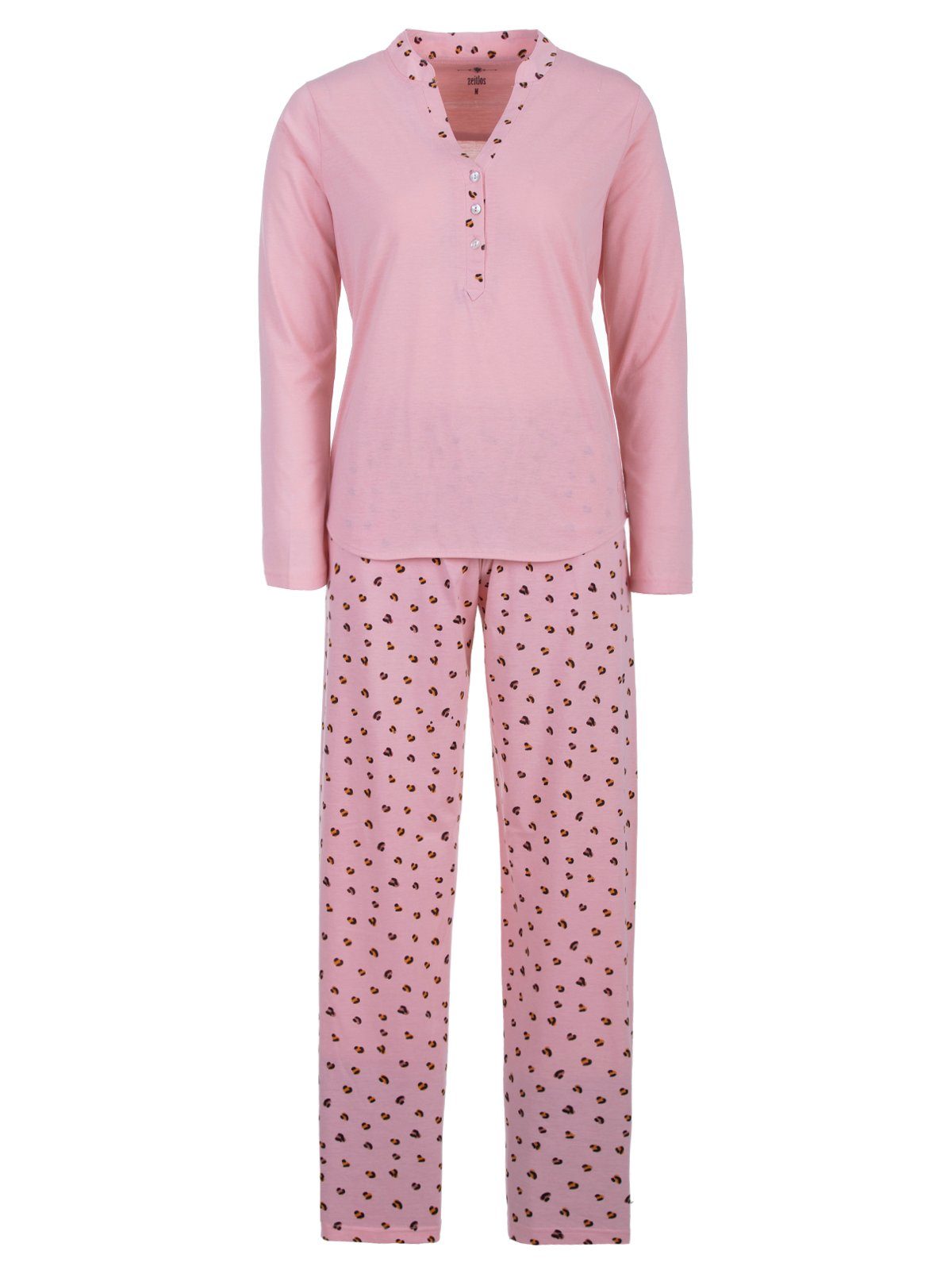 zeitlos Schlafanzug Pyjama Set Langarm - Heart günstig online kaufen