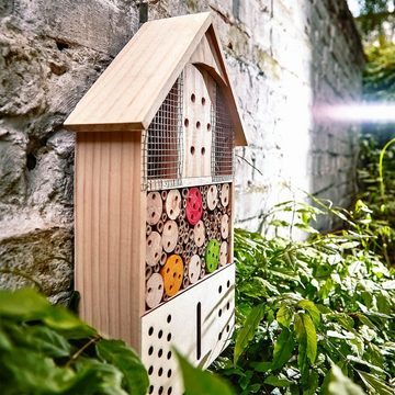 blumfeldt Tierhaus Insektenhotel mit Farbklecksen