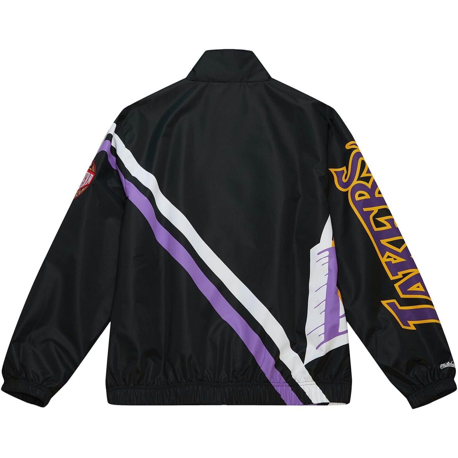 Ness Windbreaker Logo Exploded Up Angeles & Mitchell Los Lakers