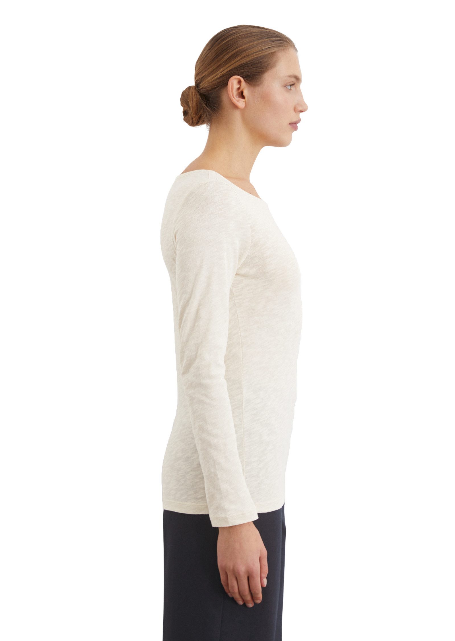 Marc O'Polo Langarmshirt aus Slub Jersey günstig online kaufen