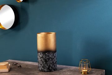 riess-ambiente Dekovase ABSTRACT 30cm gold (Einzelartikel, 1 St), Wohnzimmer · Metall · Blumen · Accessoire · handmade · Patina