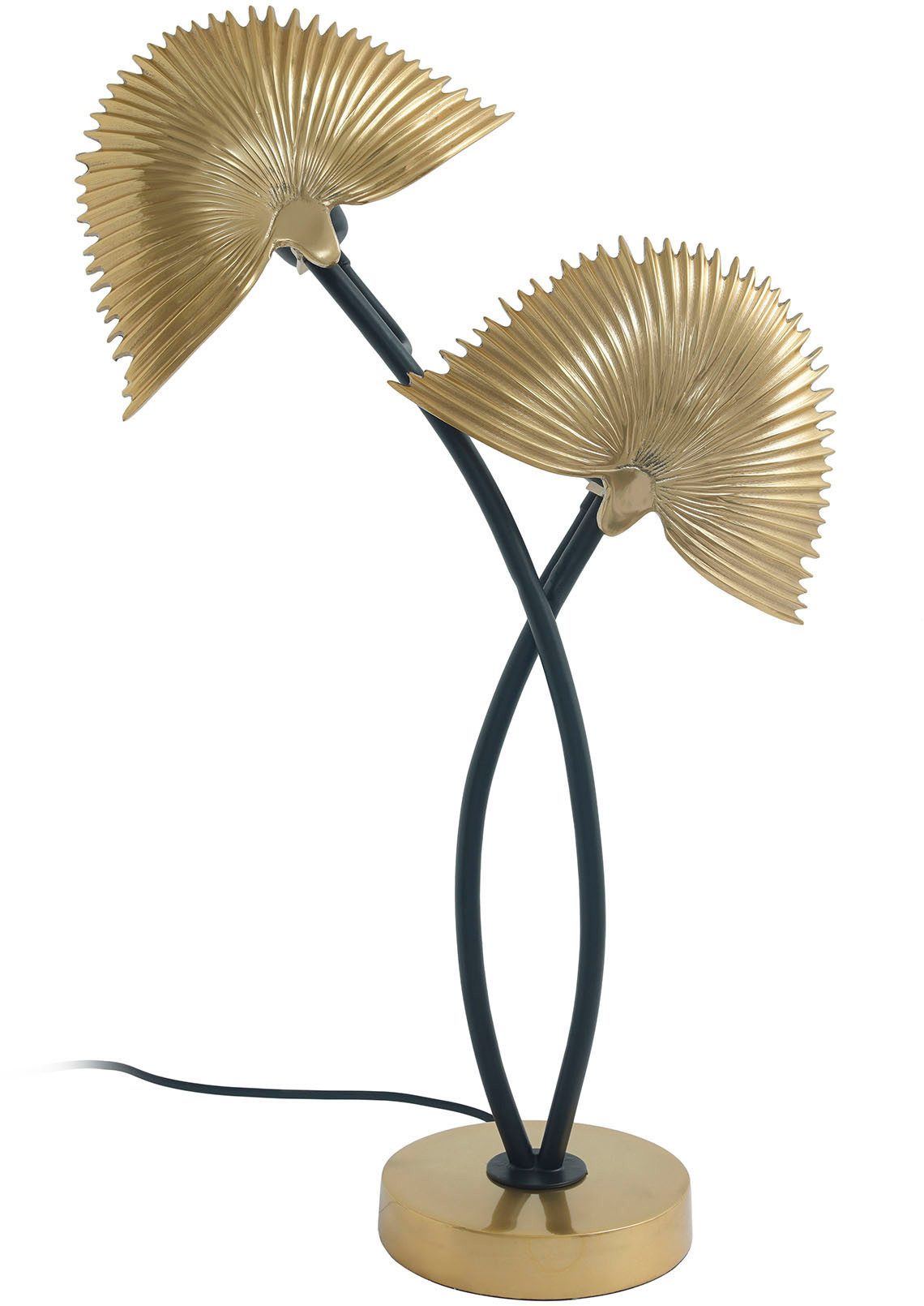 Kayoom Tischleuchte Tischlampe Twinflame 125, ohne Leuchtmittel, Dekorative Tischlampe mit zwei Lichtobjekten aus Metall