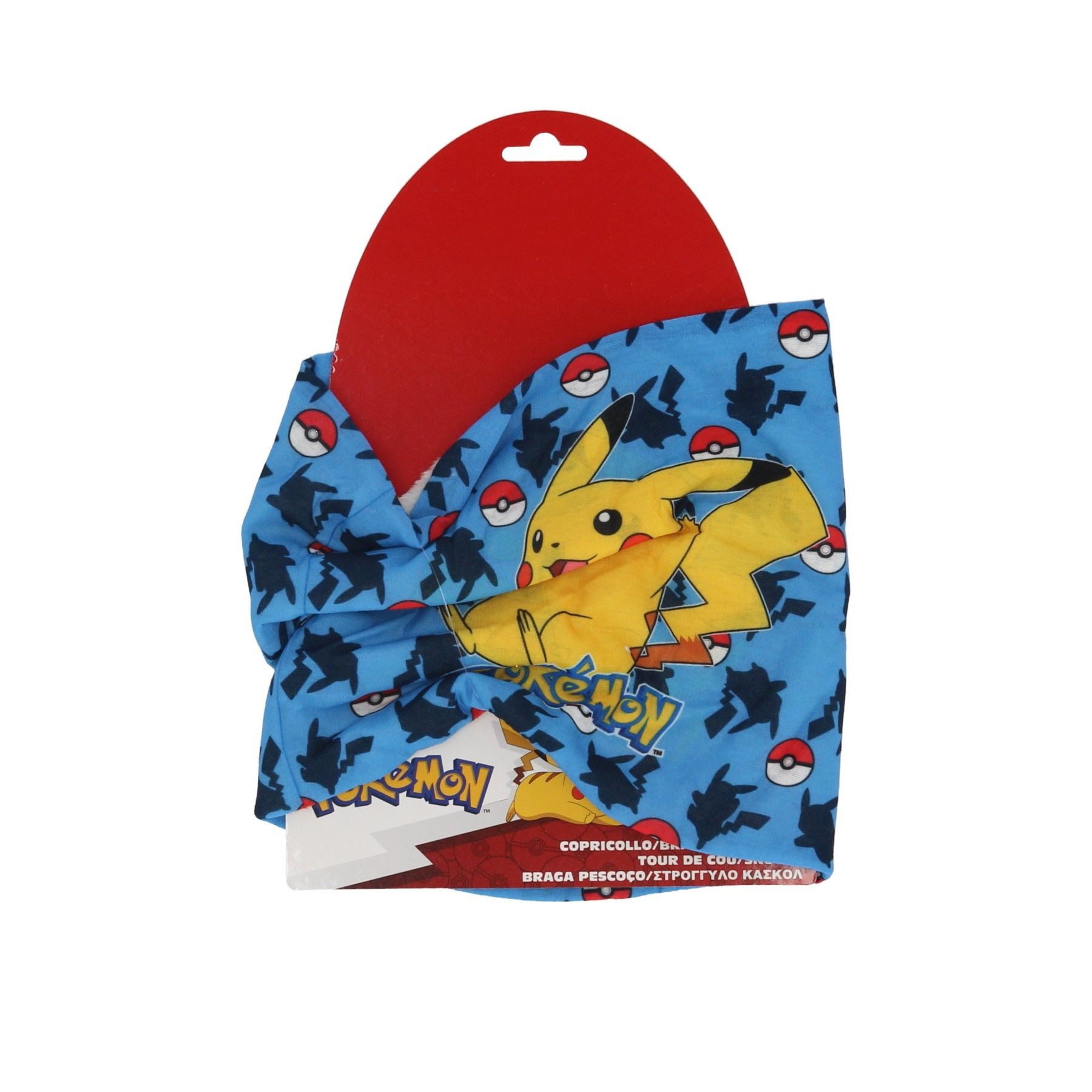 POKEMON JUEGO DE CARTAS Mütze & Schal Onesize – Stylischer Halstuch-Schal für Kinder