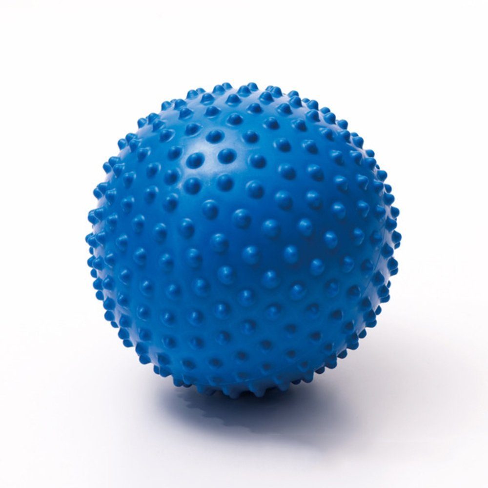 Motorikschleife Massageball Igelball Noppenball, blau 15cm