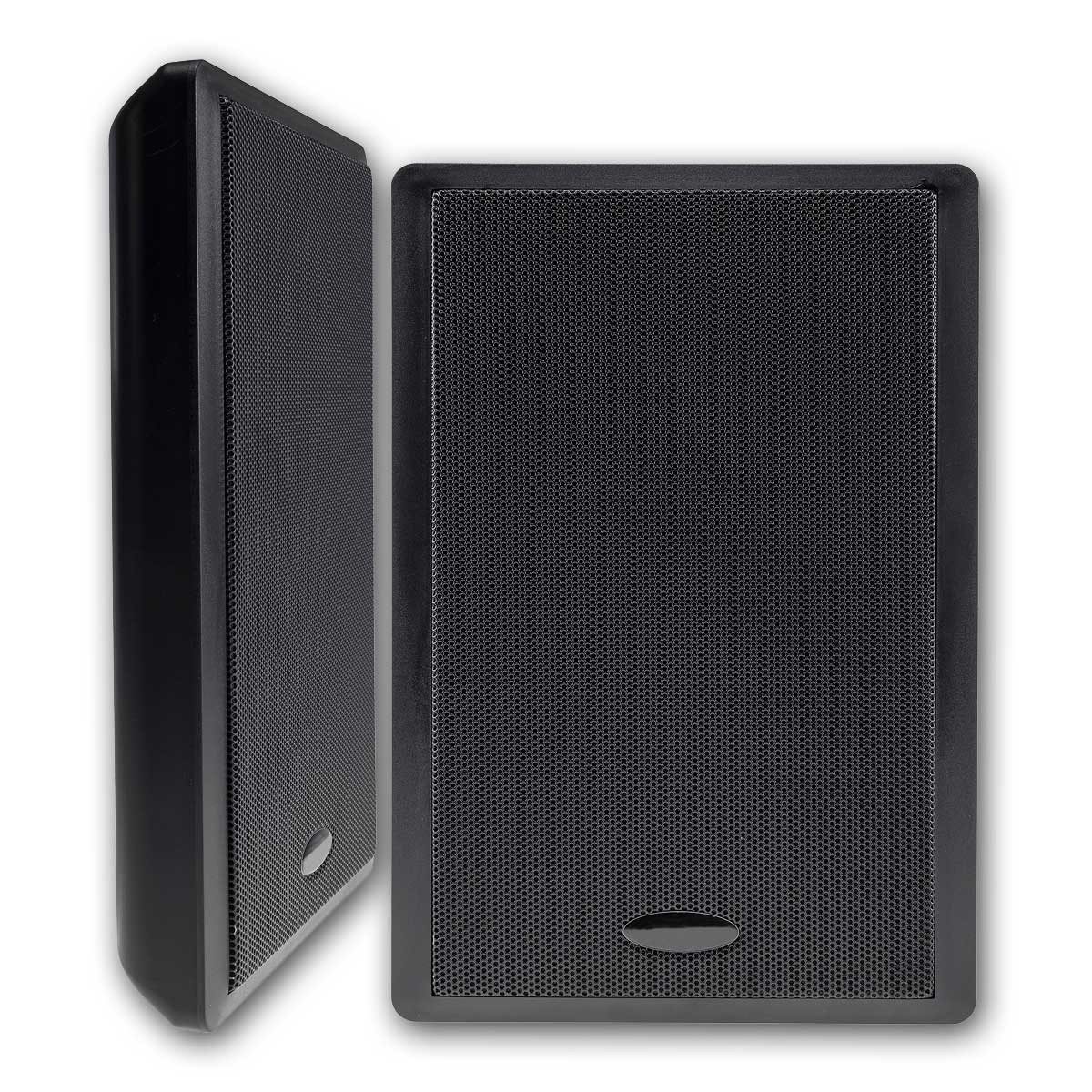 ChiliTec Flatpanel-Lautsprecher 40W schwarz 2-Wege Paar Einbaulautsprecher