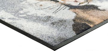 Fußmatte Hopps, wash+dry by Kleen-Tex, rechteckig, Höhe: 7 mm, Schmutzfangmatte, rutschhemmend, In- und Outdoor geeignet, waschbar
