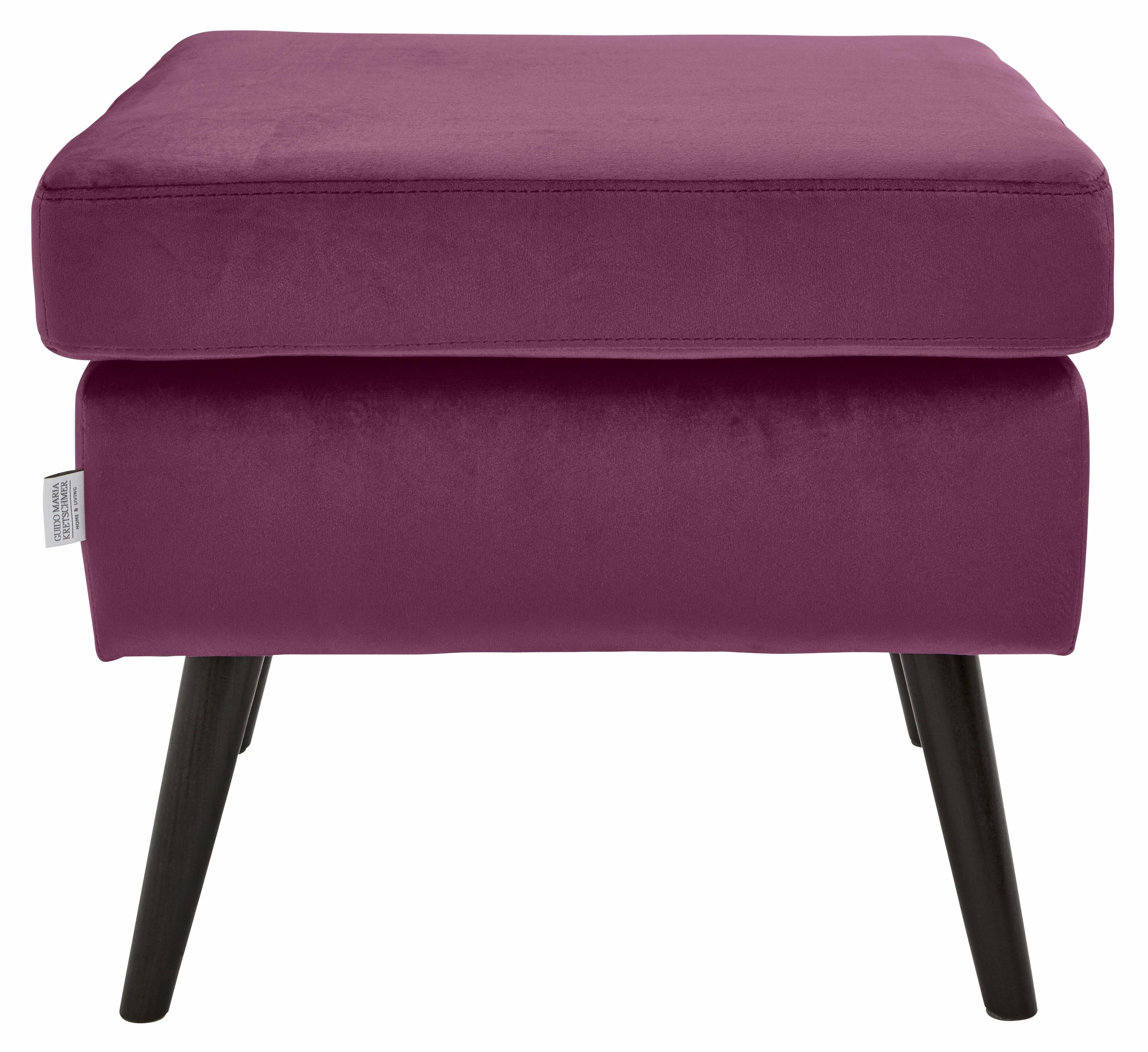 Home affaire Hocker Salla, Bezug auch in Luxus-Microfaser in Teddyfelloptik