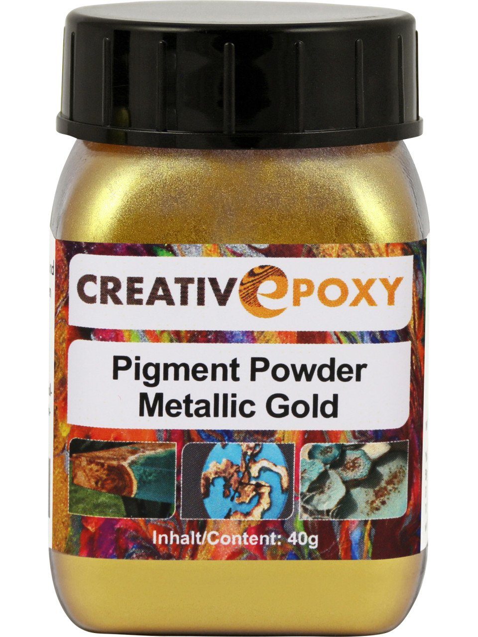 Boldt Ремеслоaturmaterial Pigment Pulver Gold 40 g Metallic Effekt