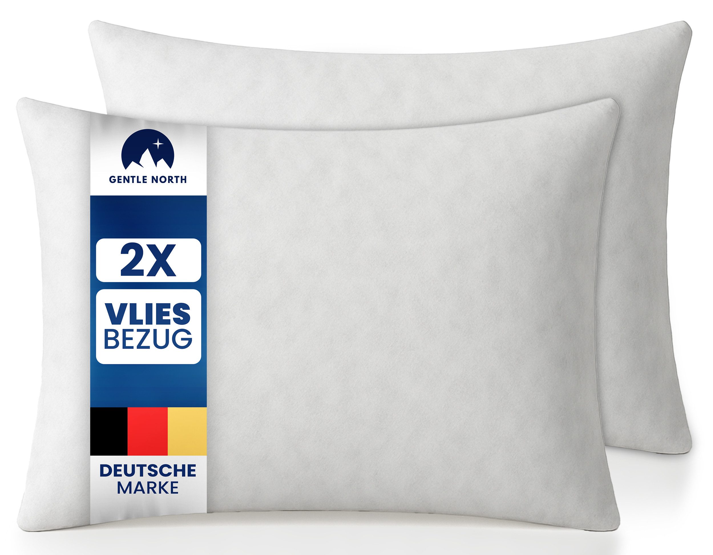 Gentle North Microfaserkissen 2er-Set Kopfkissen – Dekokissen und Füllkissen, waschbar bis 40°C