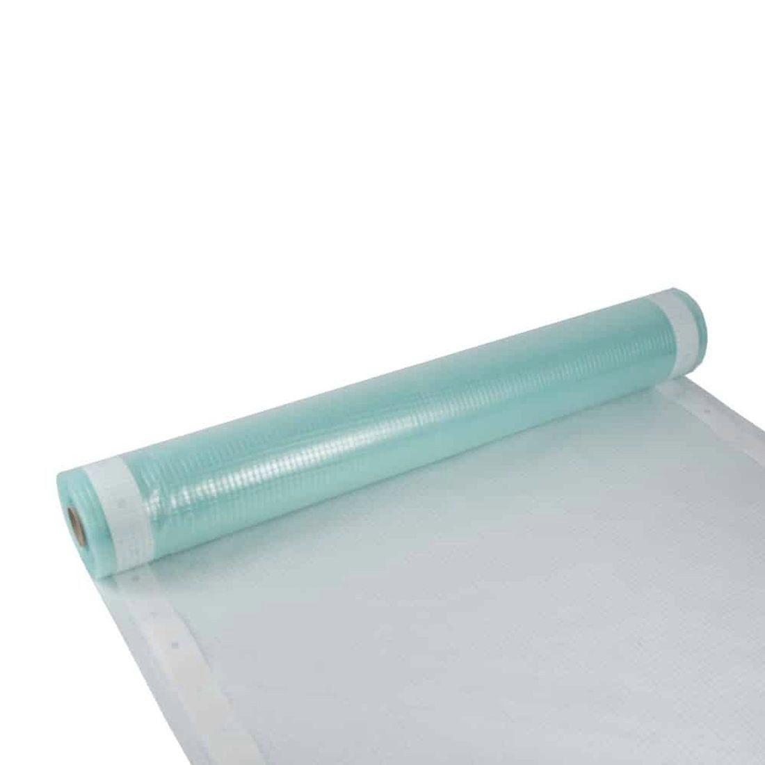 Boni-Shop Gitterfolie Gitterfolie mit Nagelrand, 2x9 Meter, Baufolie, Abdeckfolie