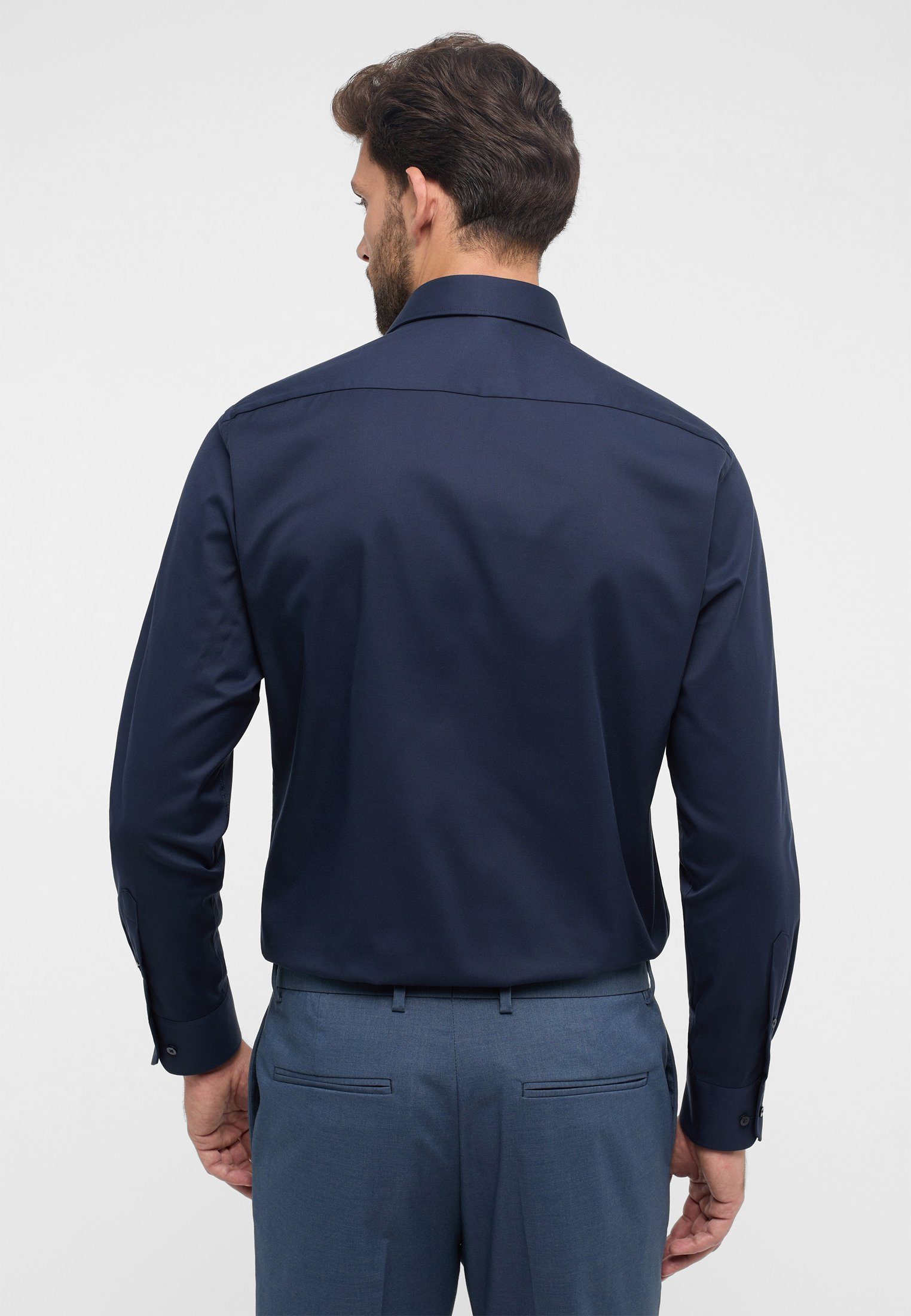 Langarmhemd Eterna MODERN FIT navy