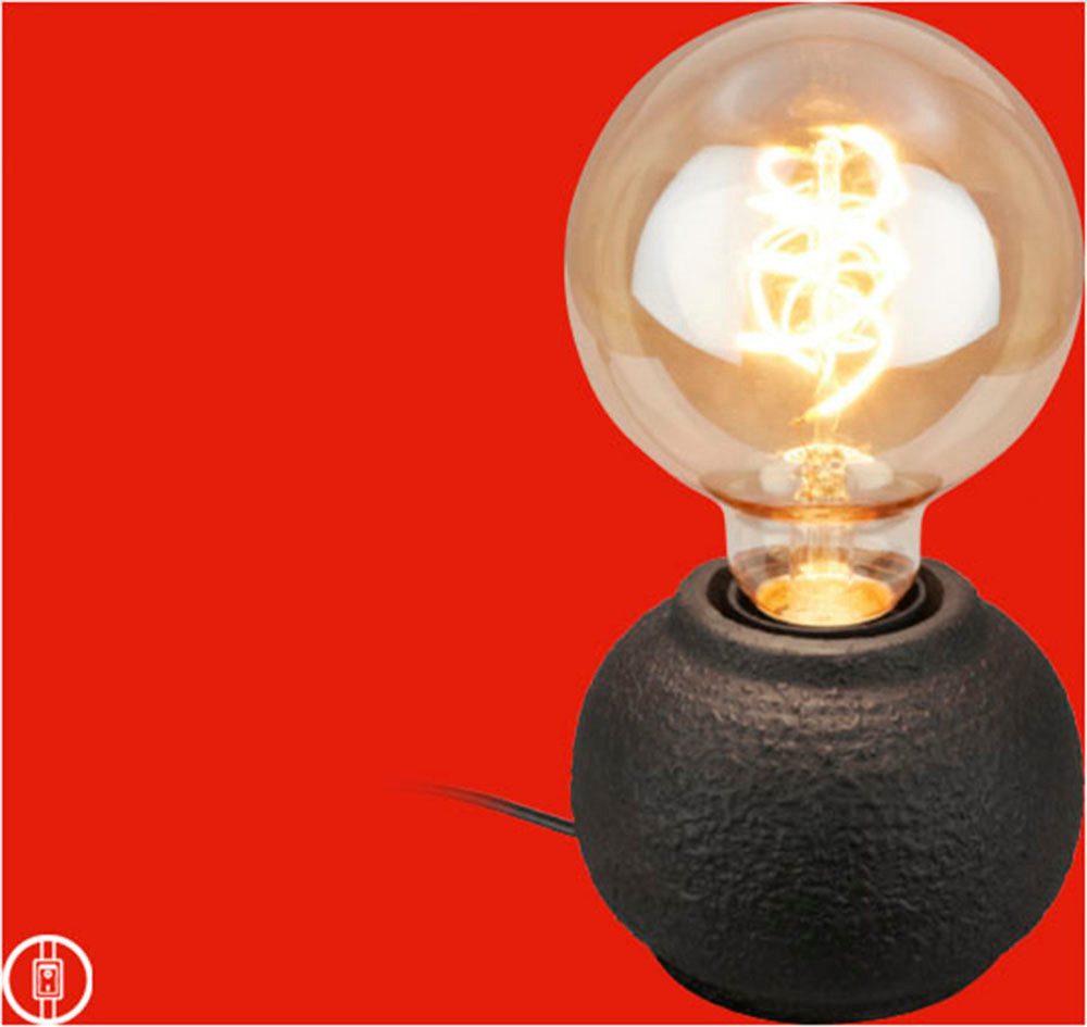 Briloner Leuchten LED Tischleuchte AMBA, ohne Leuchtmittel, 10x8 cm, Wohnzimmer, Schlafzimmer, Büro