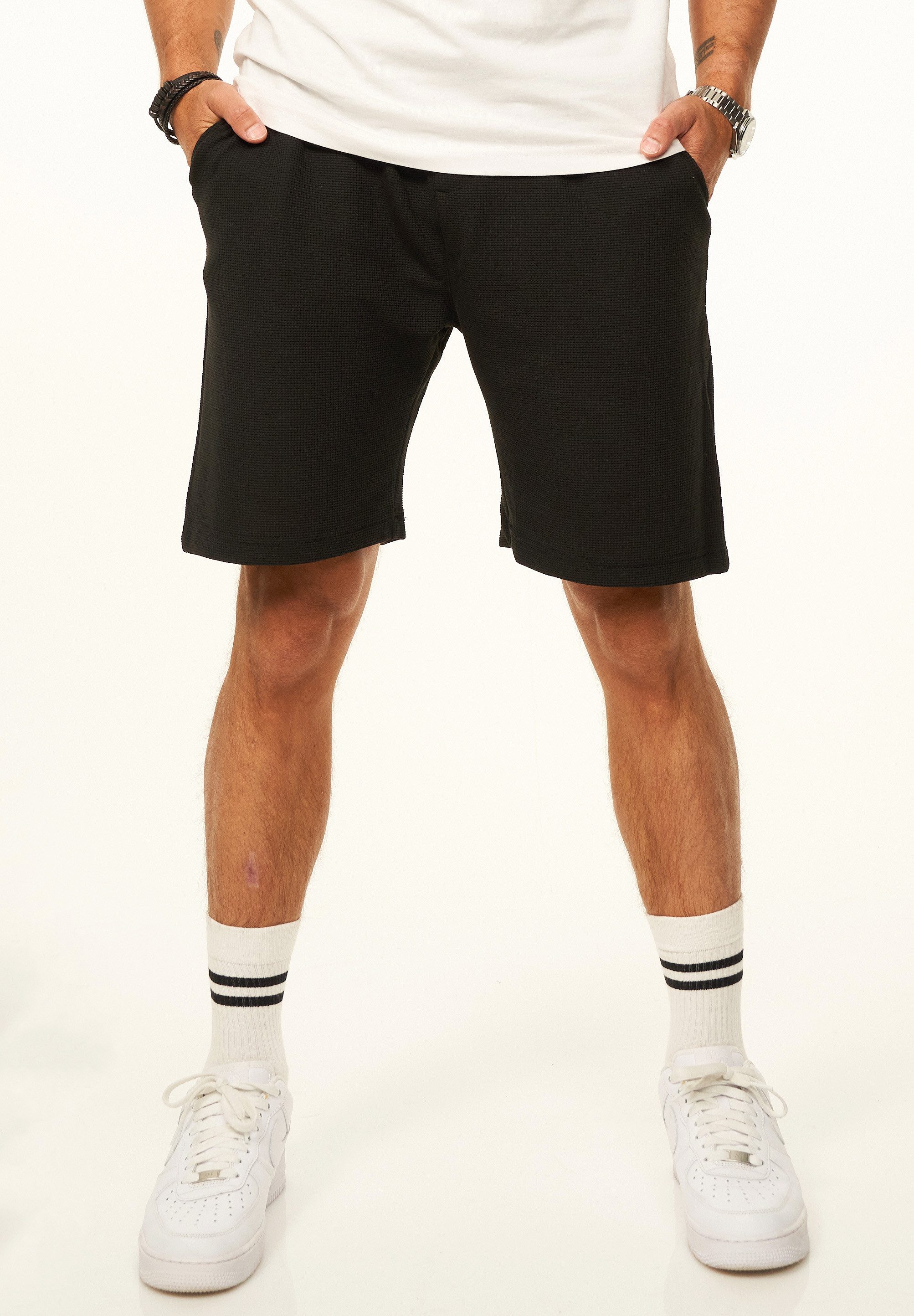 CARISMA Shorts für Herren mit Stretch & Struktur - Sommershorts Kurze Hose Shorts Bermuda Sweatshorts Chinoshorts