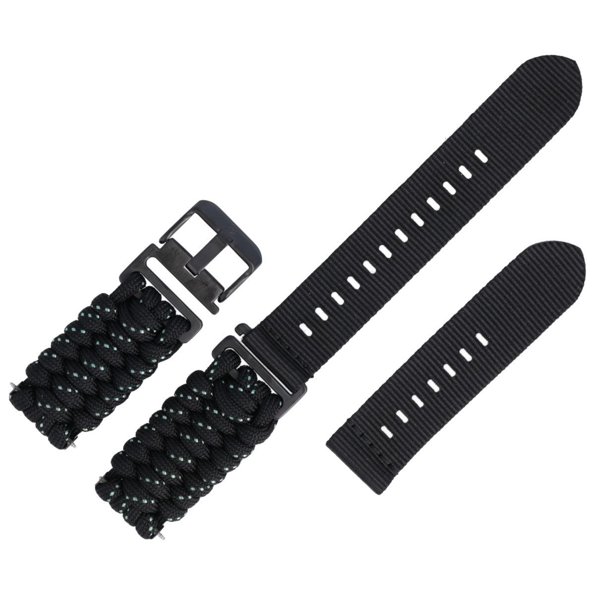 Victorinox Uhrenarmband 25mm Textil Schwarz 5885