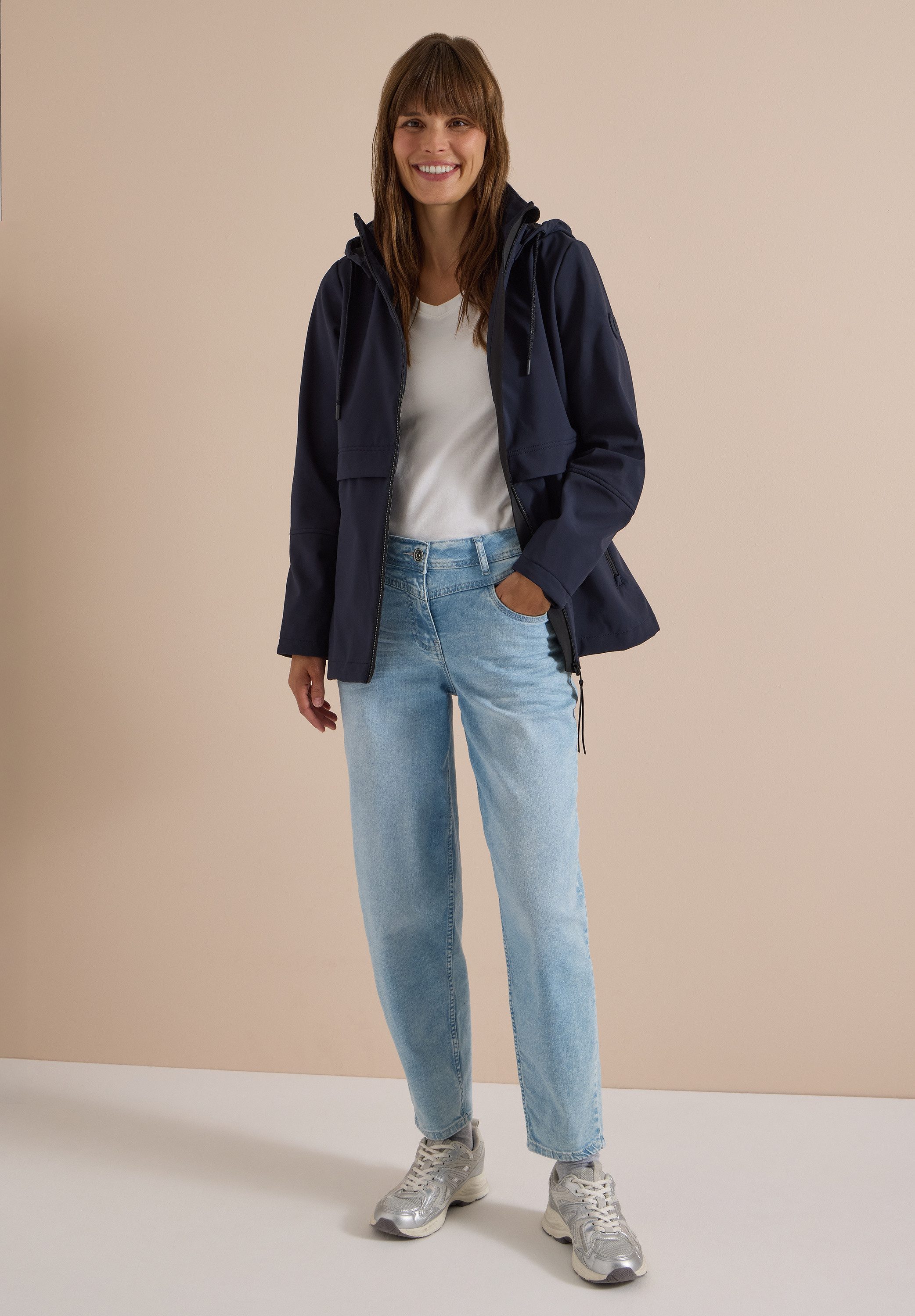 CECIL Softshelljacke in Unifarbe
