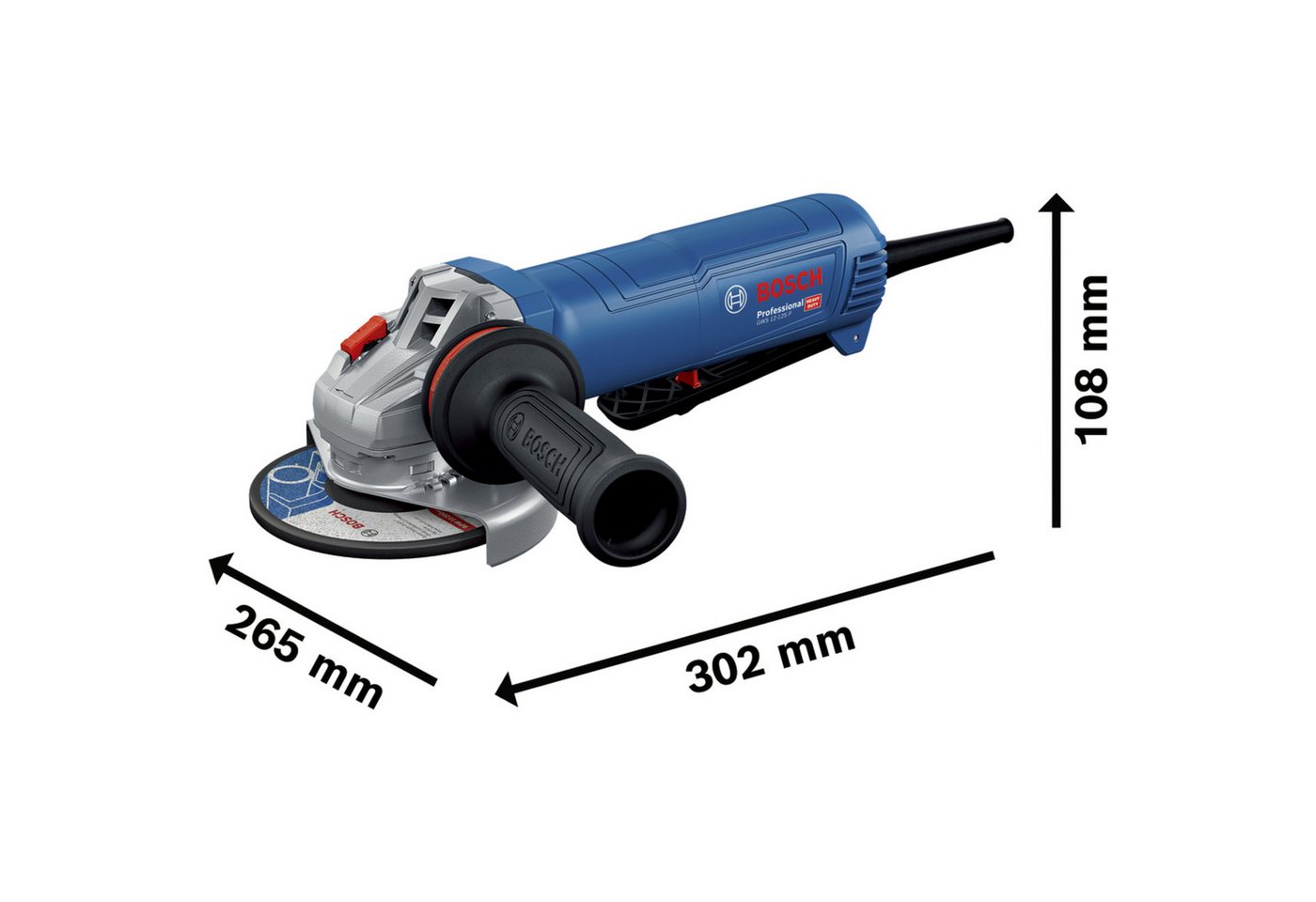 Thumbnail - Bosch Professional Winkelschleifer Bosch Professional Winkelschleifer GWS 12-125 P
