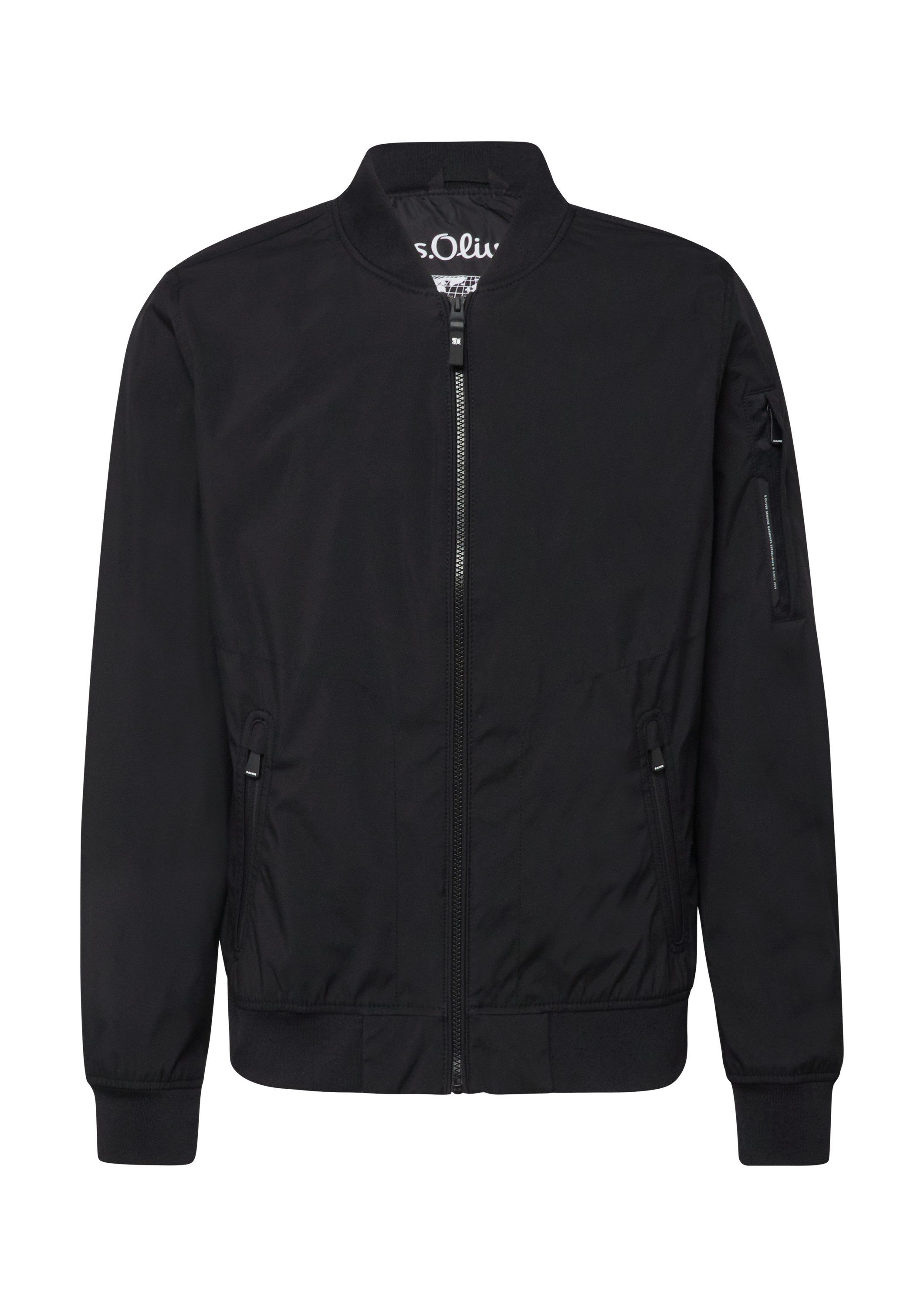 s.Oliver Funktionsjacke Outdoor-Jacke Sportive Softshelljacke mit Bomberkra günstig online kaufen