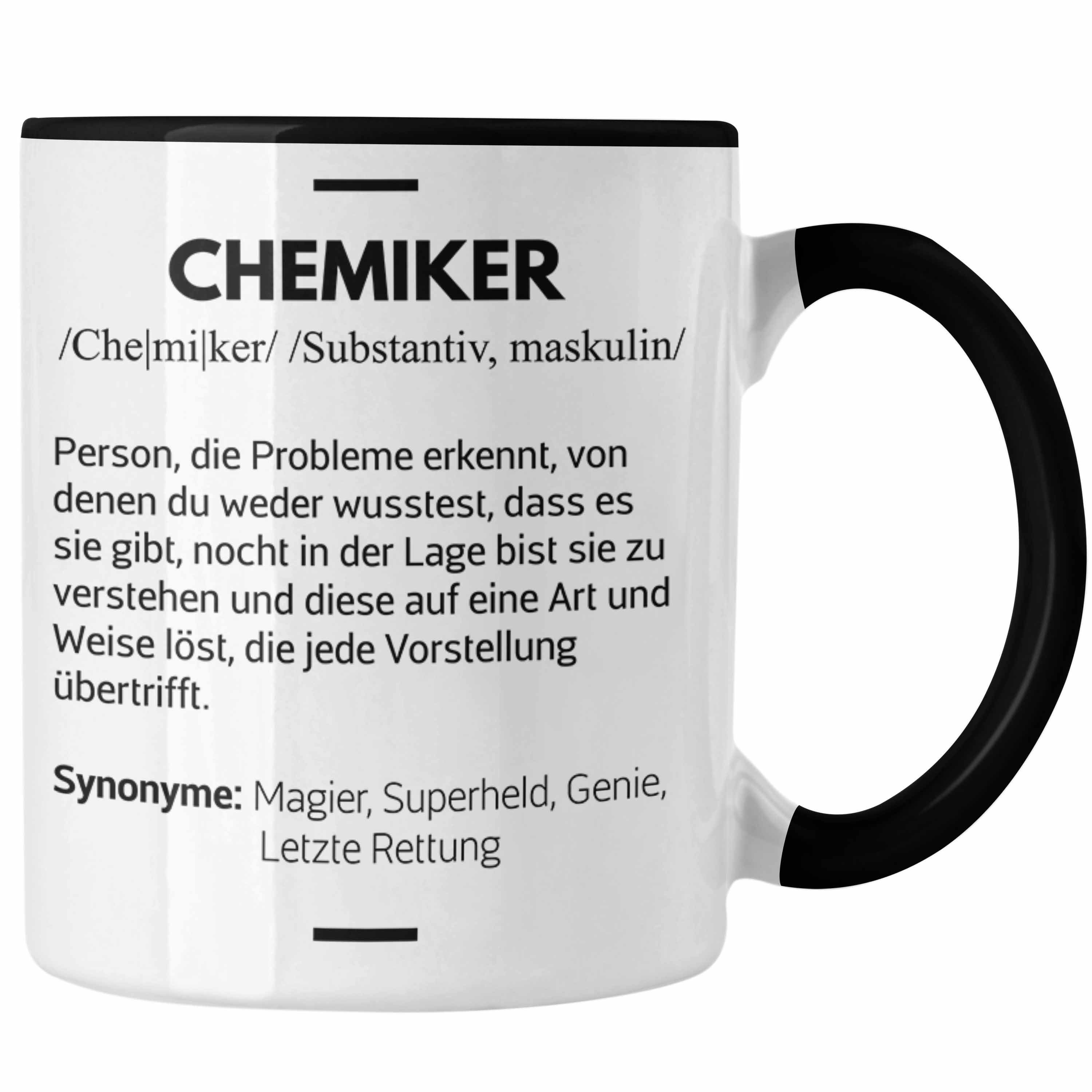 - Chemiker Trendation Gadget Lustig Tassen Tasse Geschenk Chemie Chemielabor Chemielaborant Geschenkidee Trendation Schwarz Tasse Geschenke