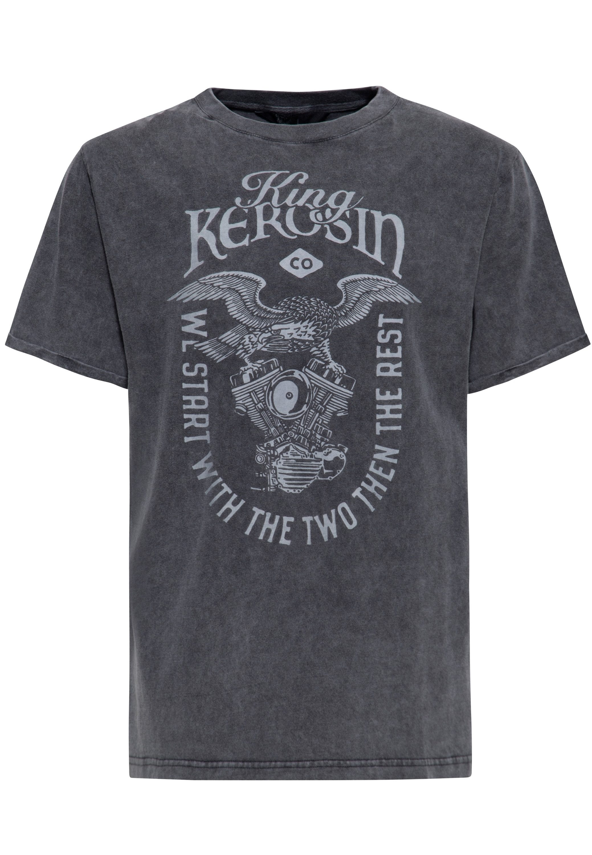 KingKerosin Print-Shirt (1-tlg) mit besonderem Frontprint