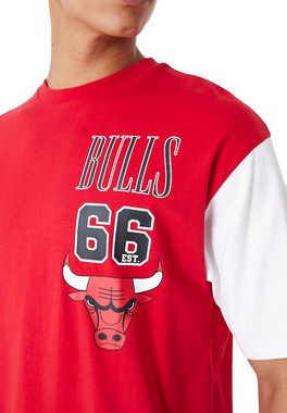 New Era T-Shirt New Era Herren T-Shirt NBA CUT SEW OS CHICAGO BULLS TEE Red Rot