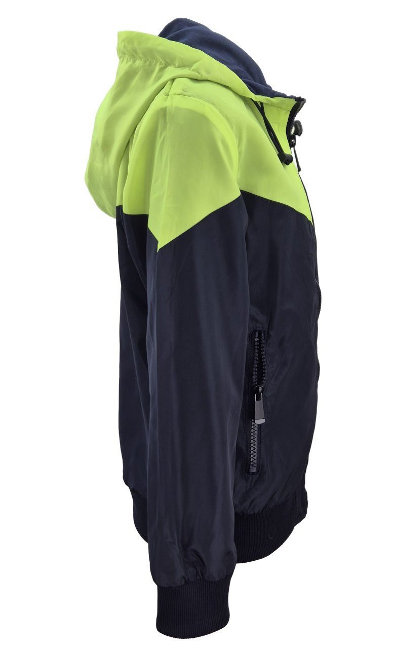 Fashion Boy Allwetterjacke Übergangsjacke mit Kapuze Kinder Jacke JH4037e
