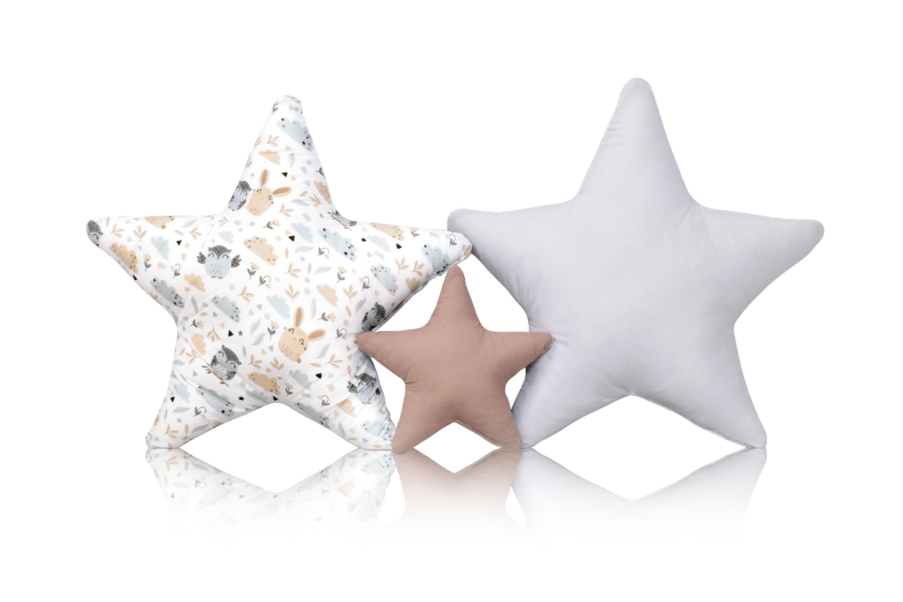 Amilian Dekokissen 3er Set Kuschelkissen - Sternkissen mit Füllung - Bodenkissen. Reduzierter Preis € 29,99. Unverbindliche Preisempfehlung € 49,99