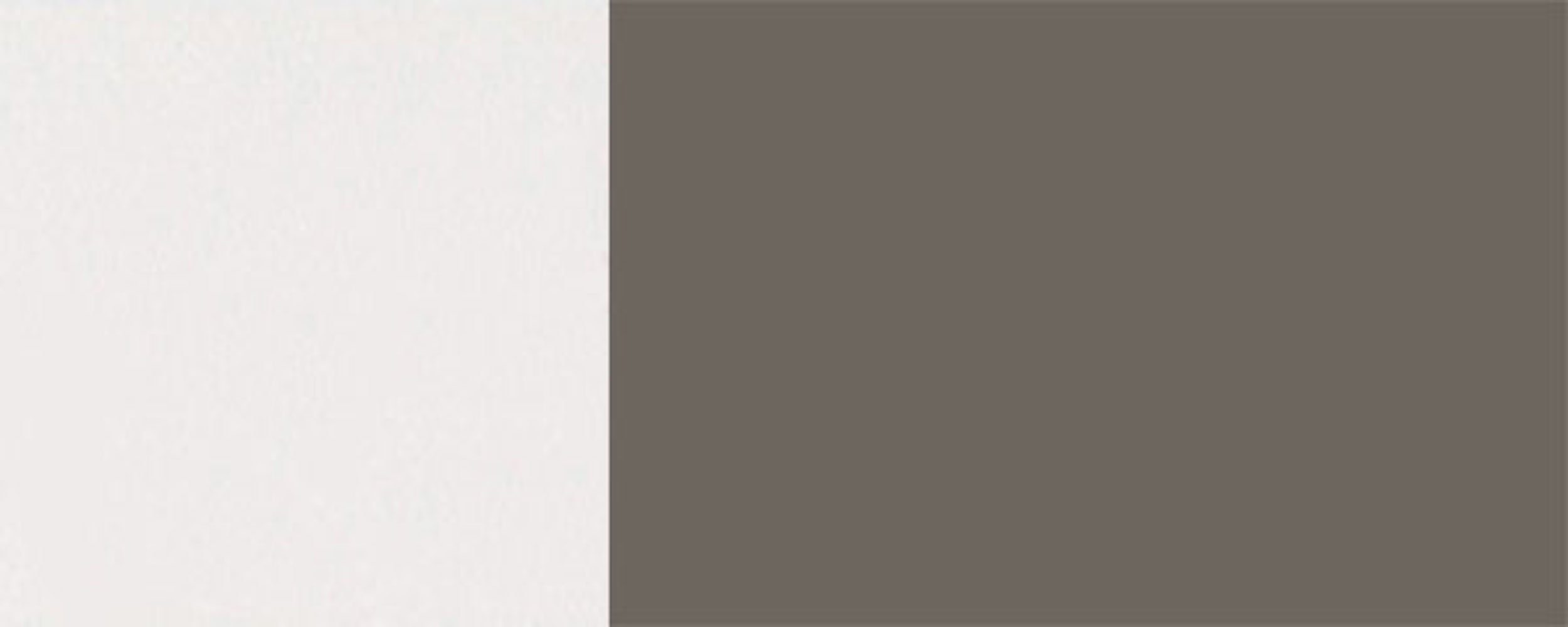 Unterschrank wählbar Hochglanz & 80cm 1 2 Front- qurazgrau (Napoli) RAL Feldmann-Wohnen Korpusfarbe Schubladen 7039 Innenschublade Napoli