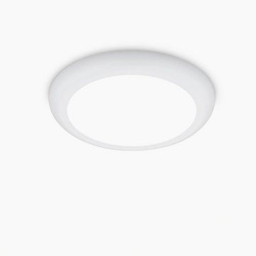 click-licht LED Einbauleuchte LED Ein- und Aufbauleuchte Bis in Weiß-matt 18W 1650lm IP54, keine Angabe, Leuchtmittel enthalten: Ja, fest verbaut, LED, warmweiss, Einbaustrahler, Einbauleuchte