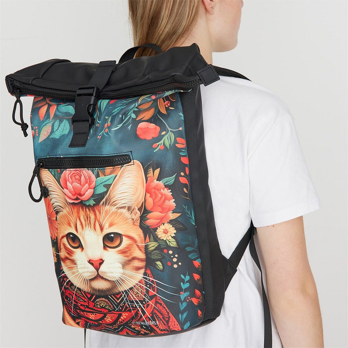 NEW REBELS Freizeitrucksack Rolltop 16l - New York