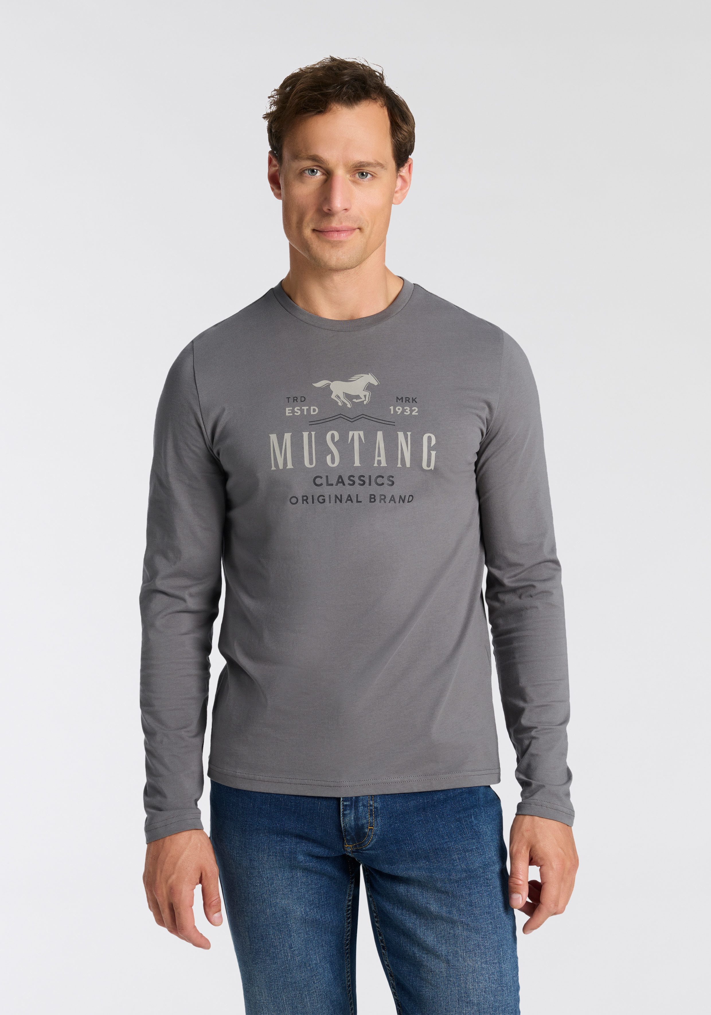 MUSTANG Langarmshirt Style Adrian günstig online kaufen