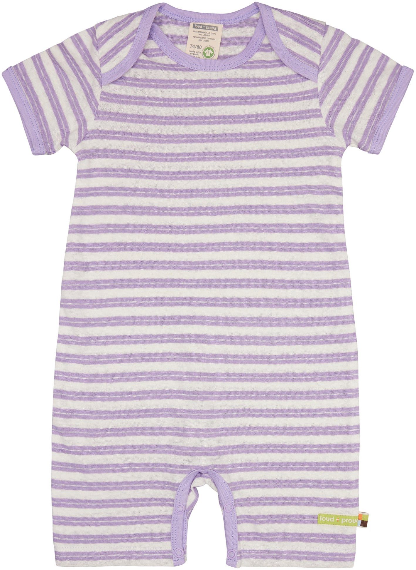 loud + proud Spieler aus Biobaumwolle mit Leinen, GOTS