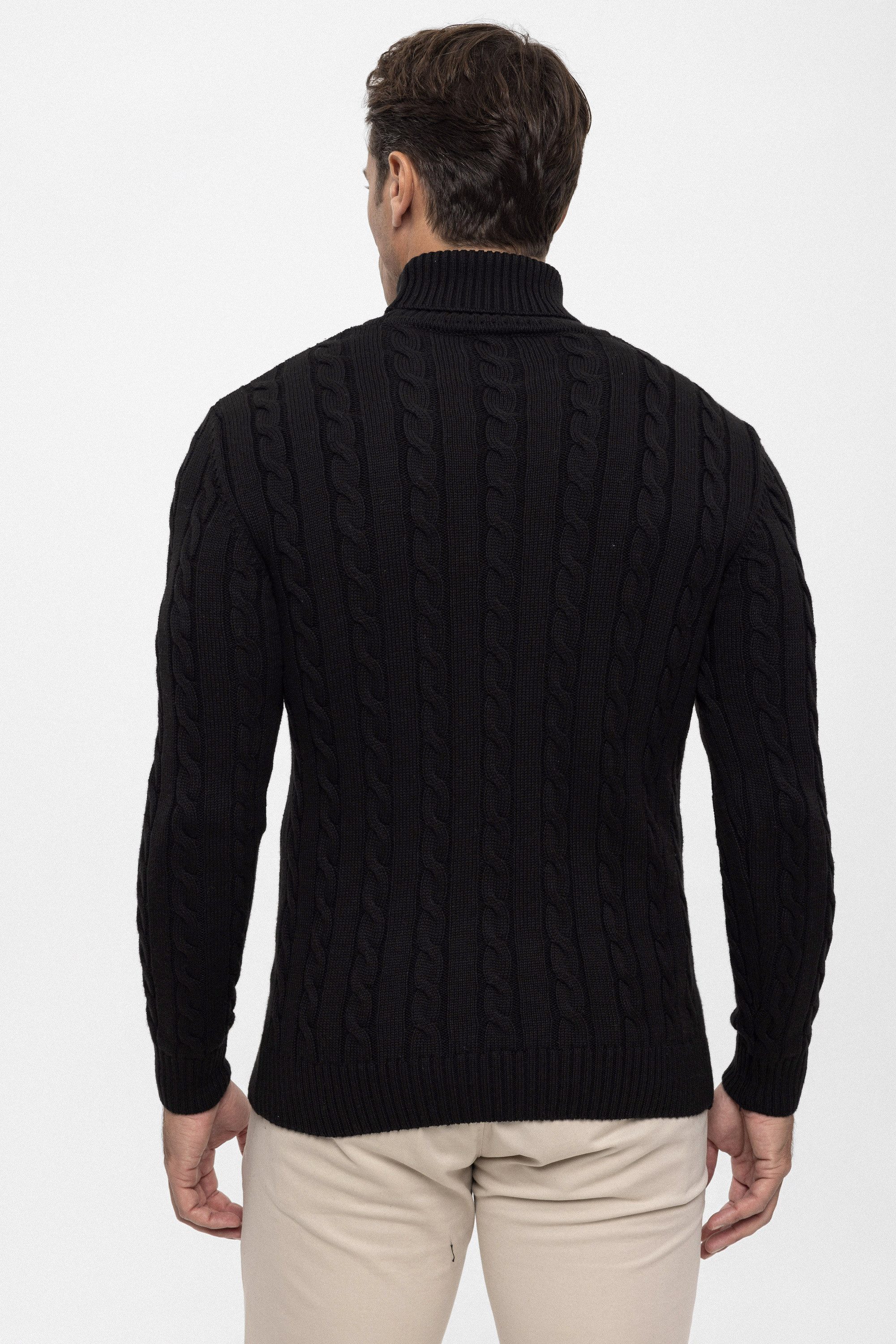 Felix Hardy Rollkragenpullover Rollkragenpullover aus Kabelstrick