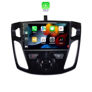 TAFFIO Für Ford Focus III MK3 9" Touchscreen Android Autradio GPS CarPlay Einbau-Navigationsgerät