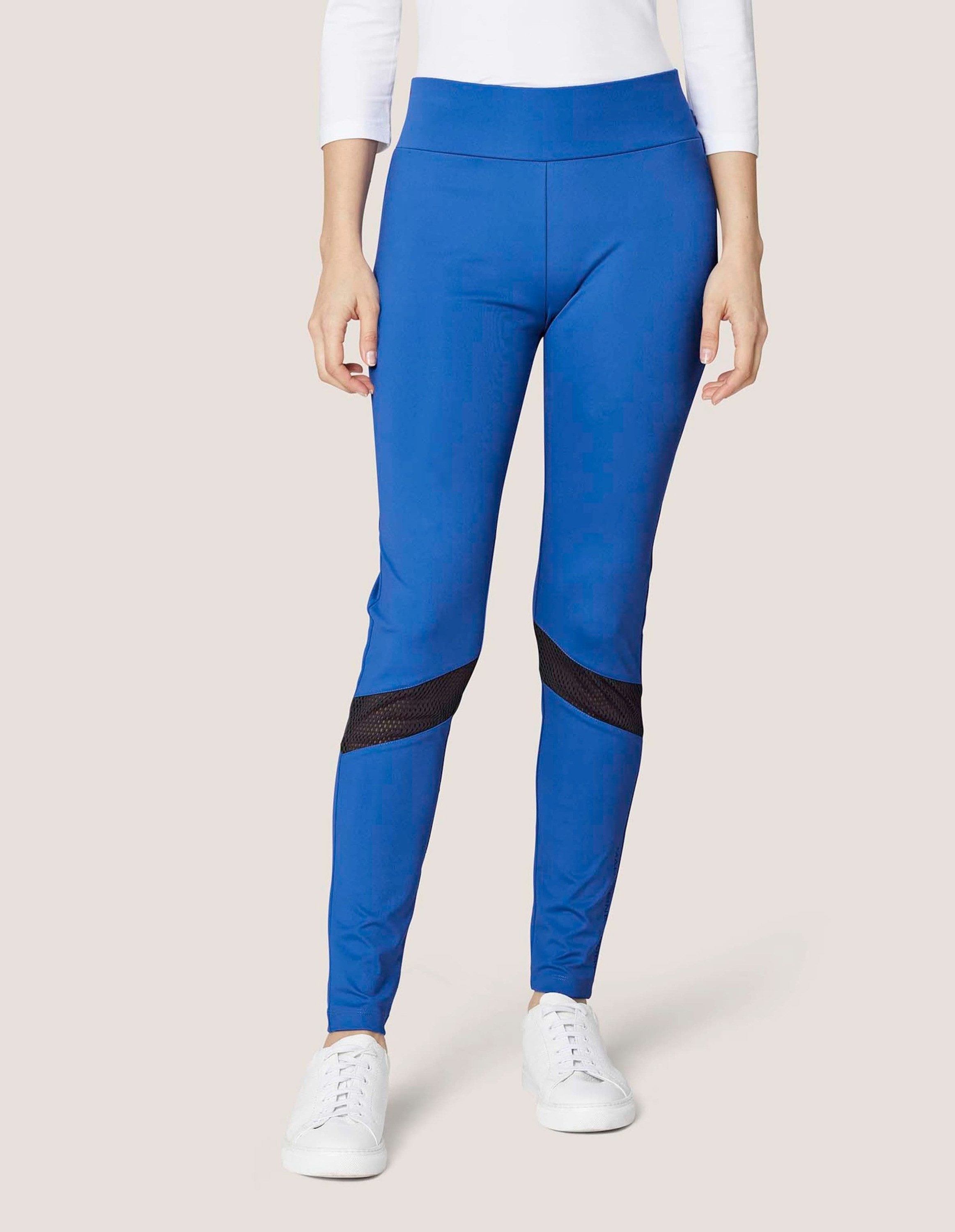 MADELEINE Leggings Leggings mit coolen Netzeinsätzen