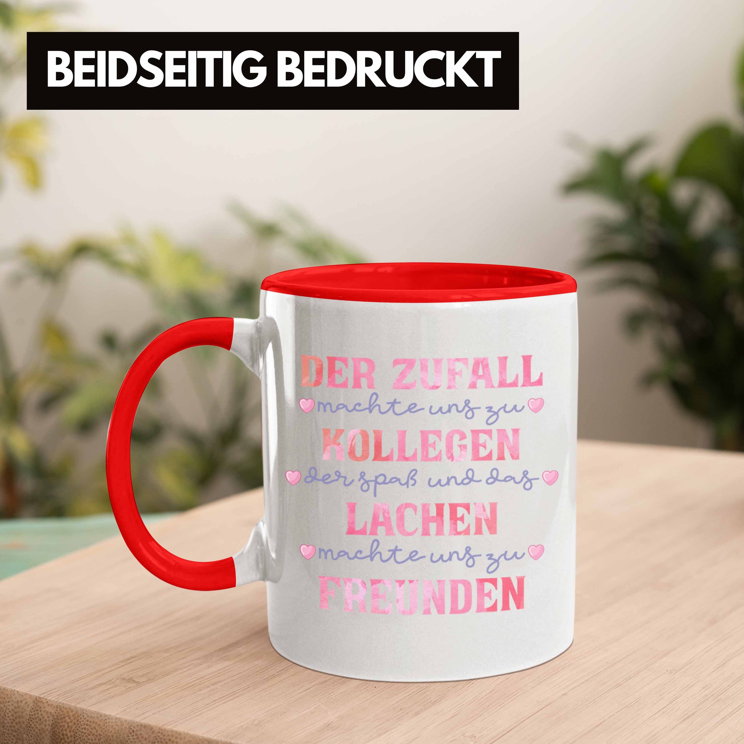 Trendation Tasse Trendation Uns Jobwechsel Abschied Kollege Kollegin Geschenk Job Rot Tasse Der Abschiedsgeschenk Zufall Machte Neuer Kollegen Zu 