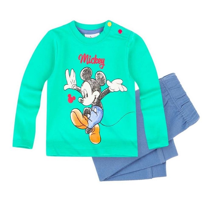 Disney Mickey Mouse Langarmshirt & Hose