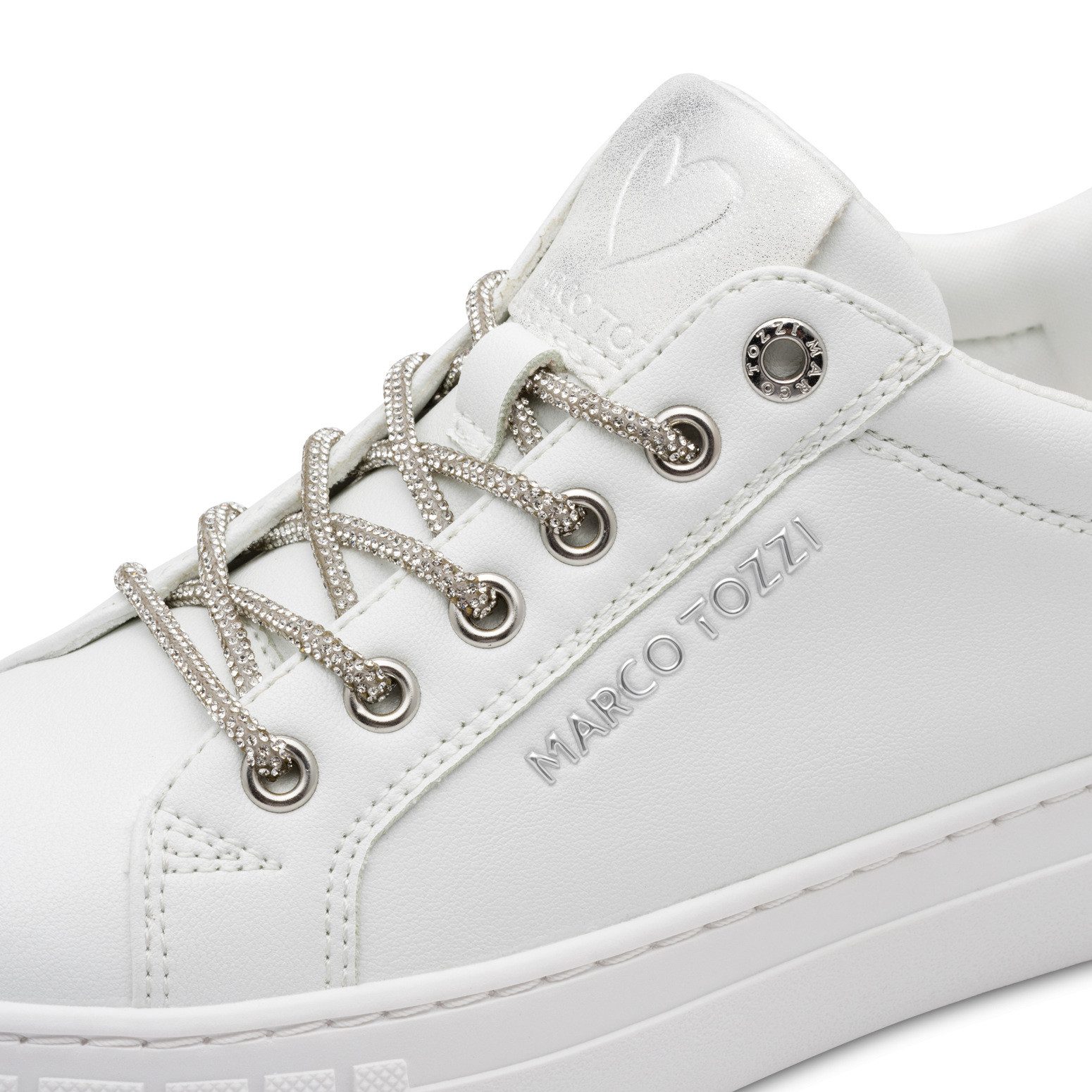 MARCO TOZZI Plateausneaker, Freizeitschuh, Halbschuh, Schnürschuh mit gepol günstig online kaufen